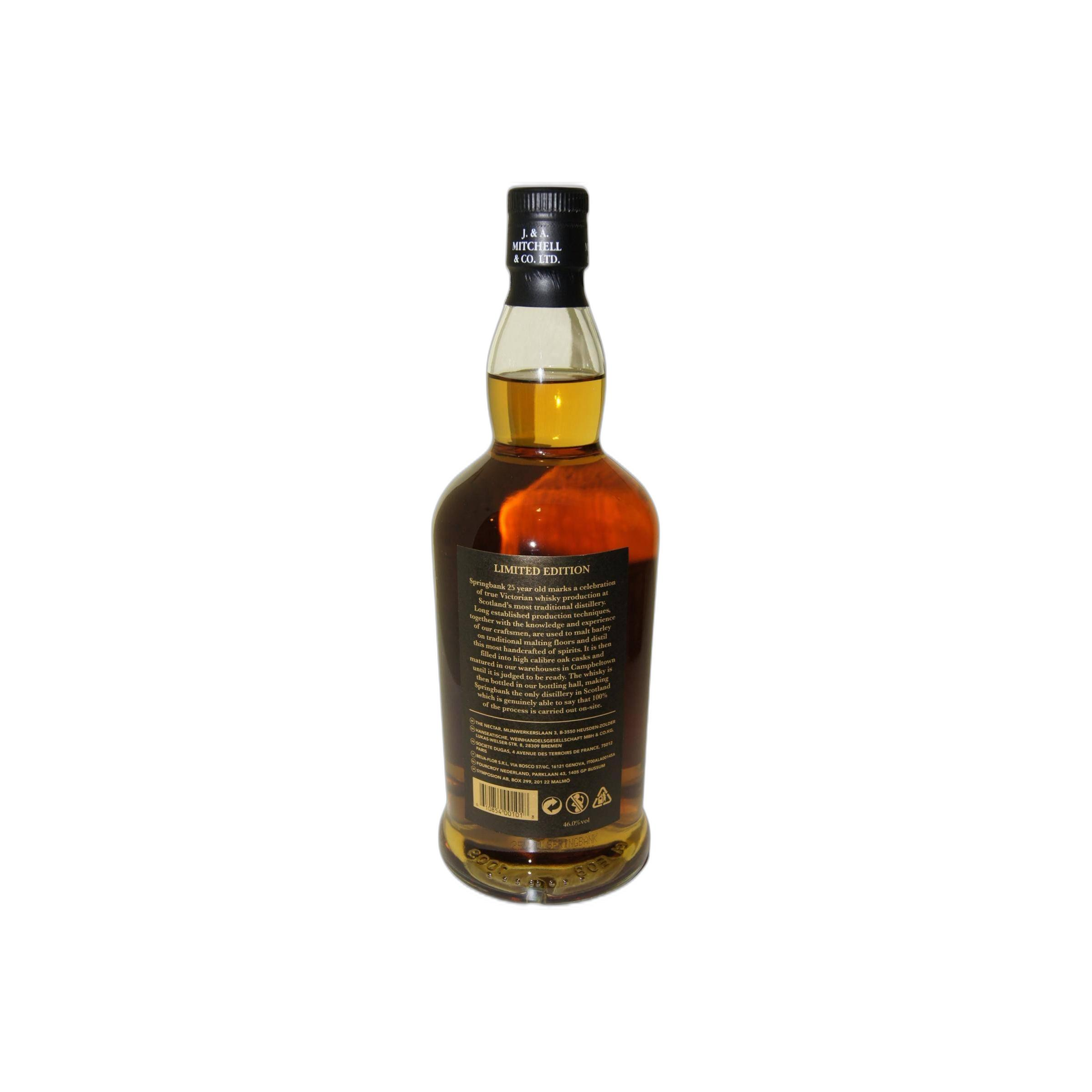 Springbank 25 Years Single Malt Whisky 2