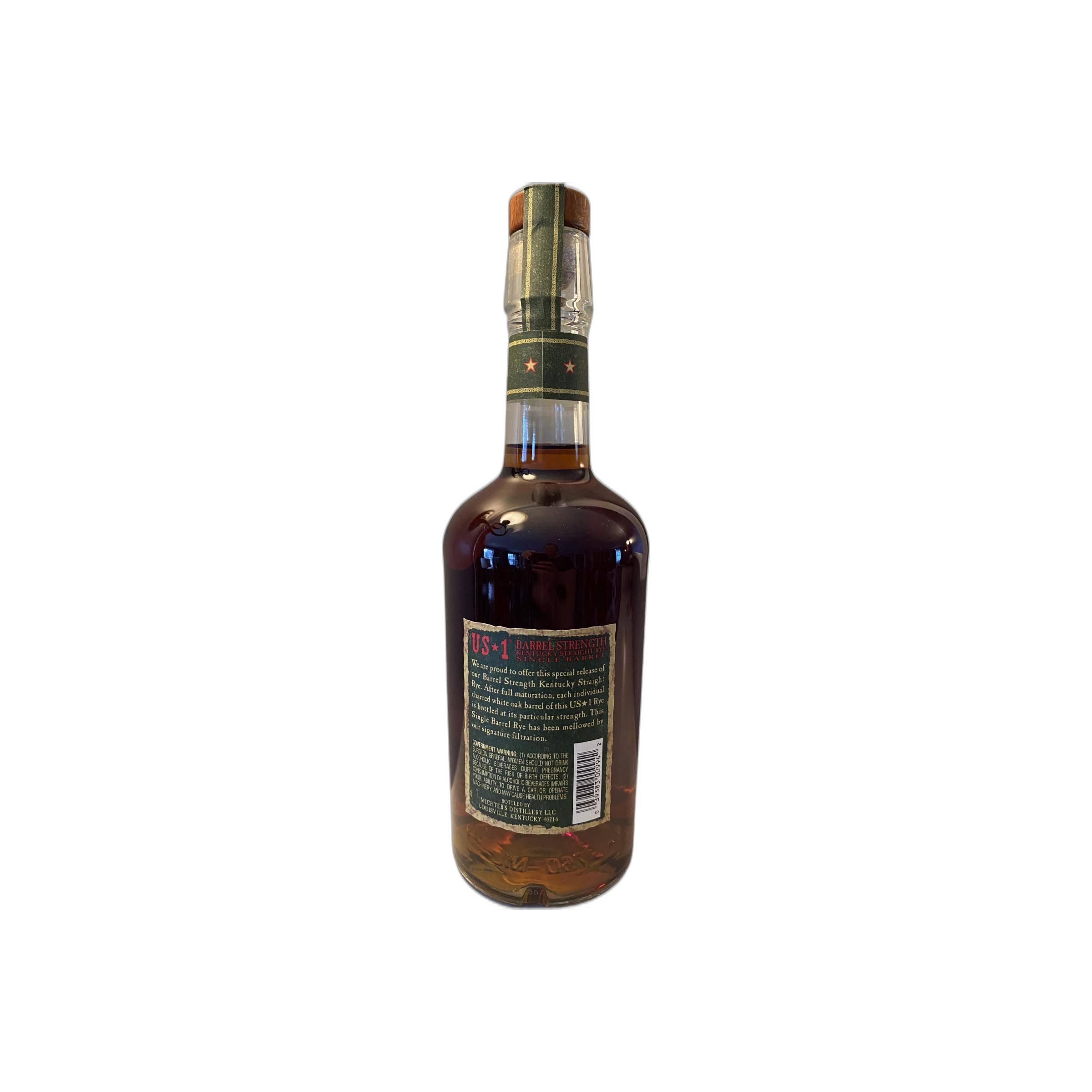 Michter's US*1 Barrel Strength Rye 2