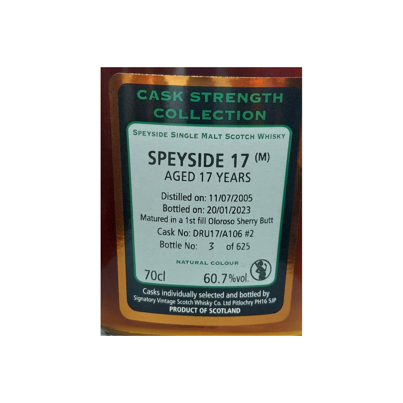 Signatory Vintage Cask Strength Collection 2005 17 Years Single Malt Whisky 2