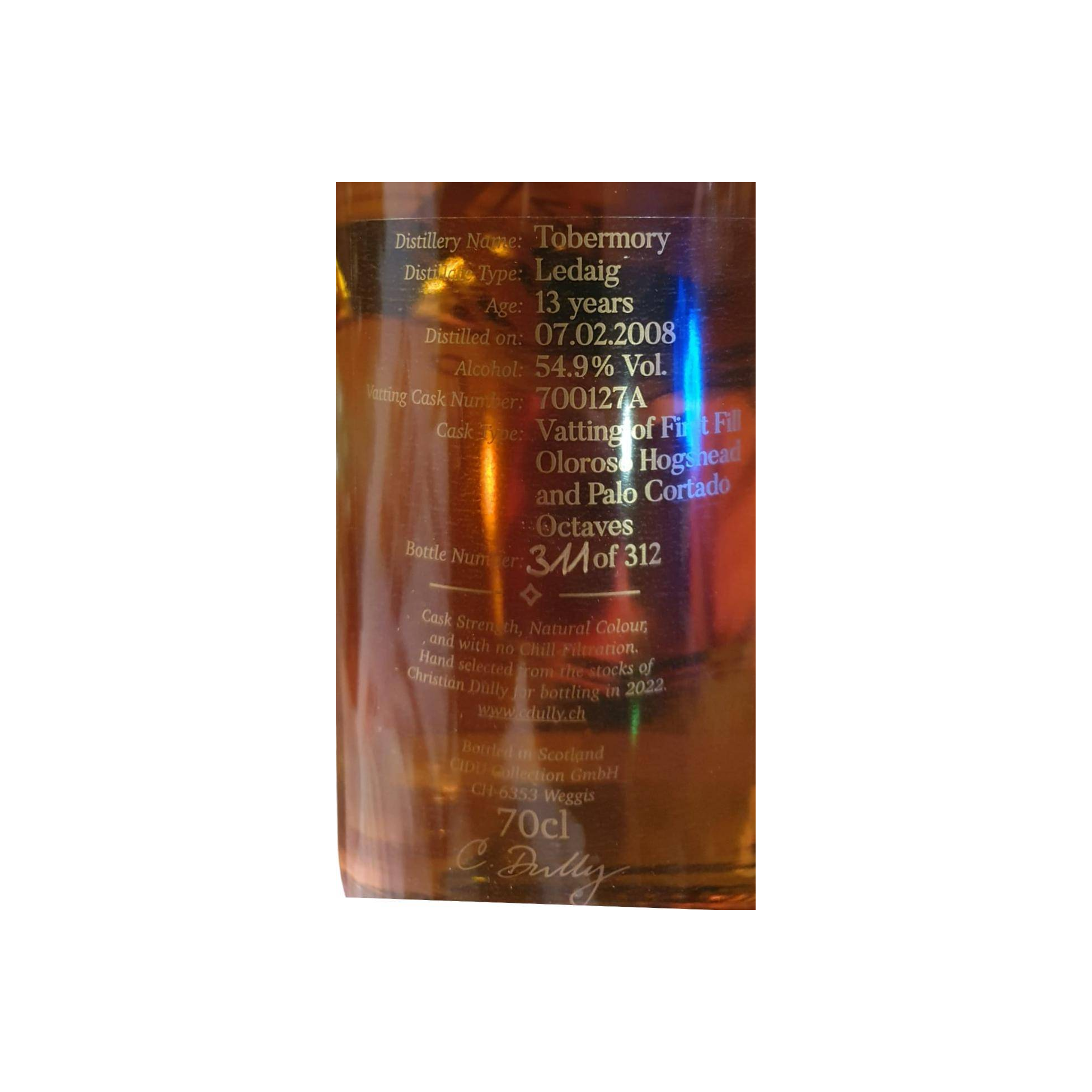 Tobermory 2008 13 Years Single Malt Whisky 3