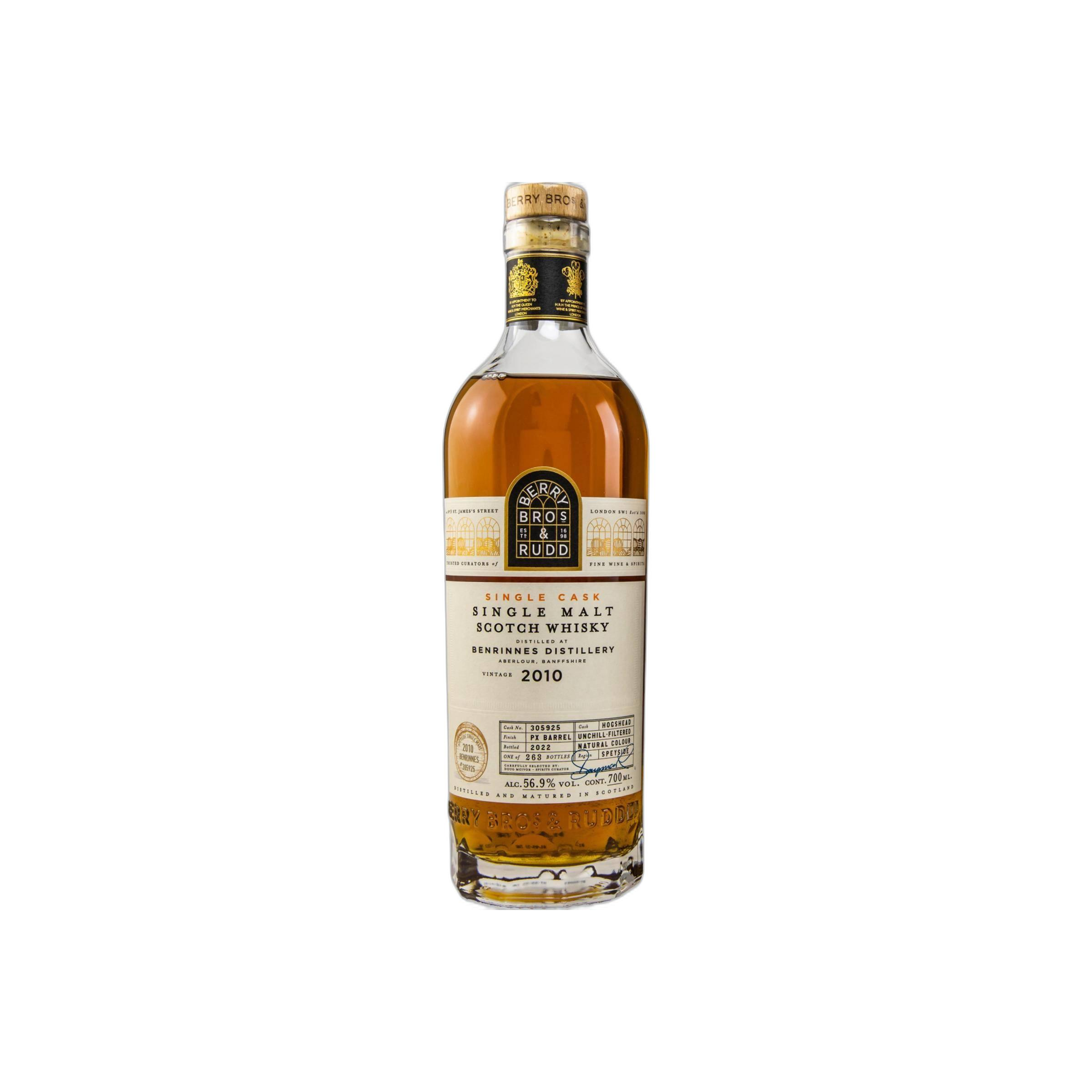 Berry Bros. & Rudd Single Cask 2010 12 Years Single Malt Whisky