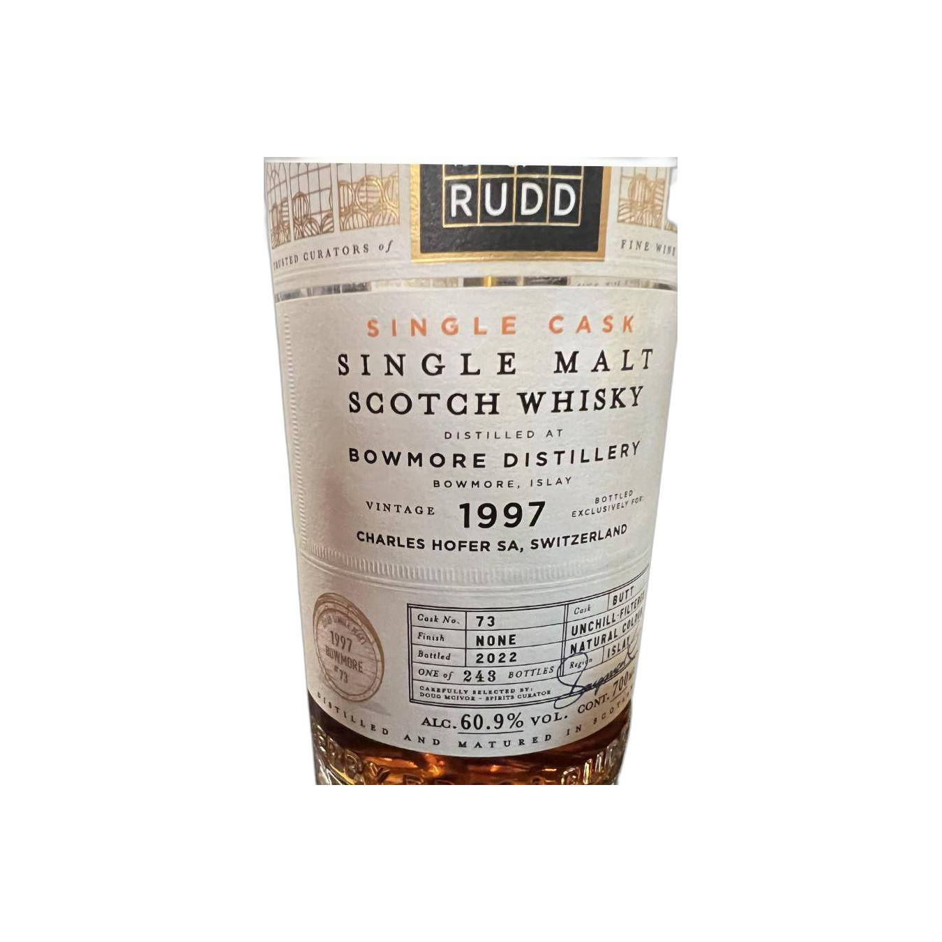 Bowmore 1997 25 Years Single Malt Whisky 3