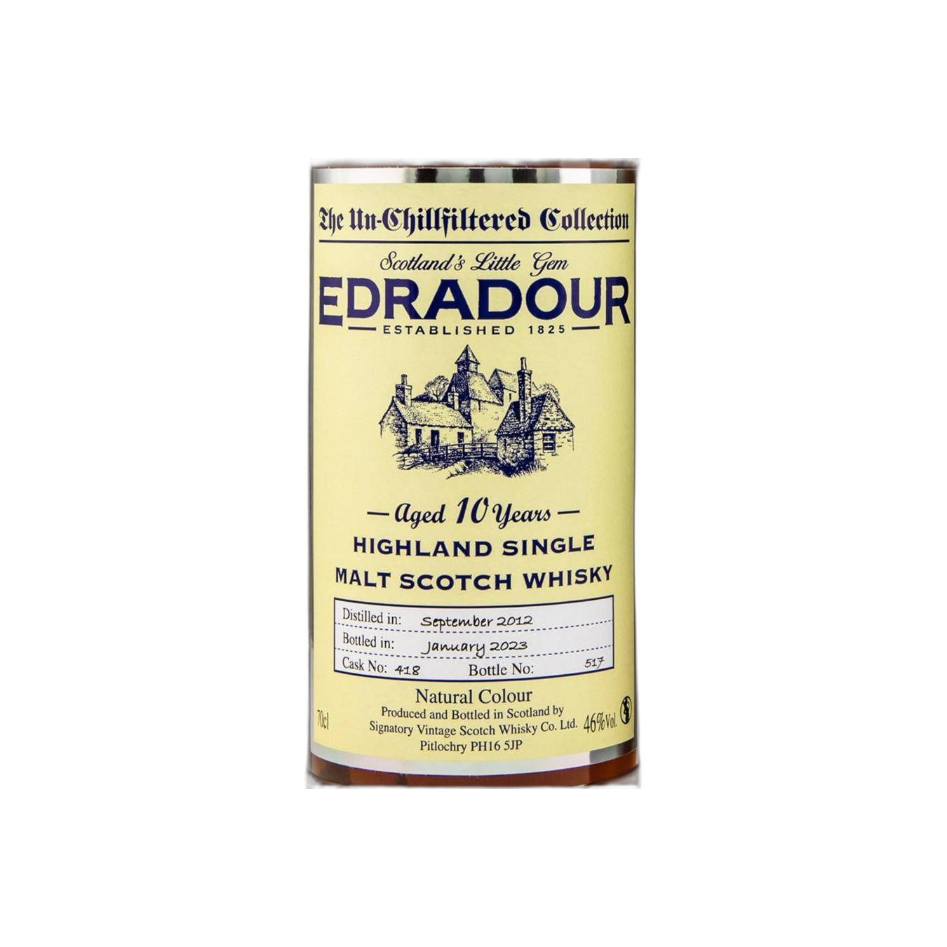 Edradour The Un-Chillfiltered Collection 2012 10 Years Single Malt Whisky 2