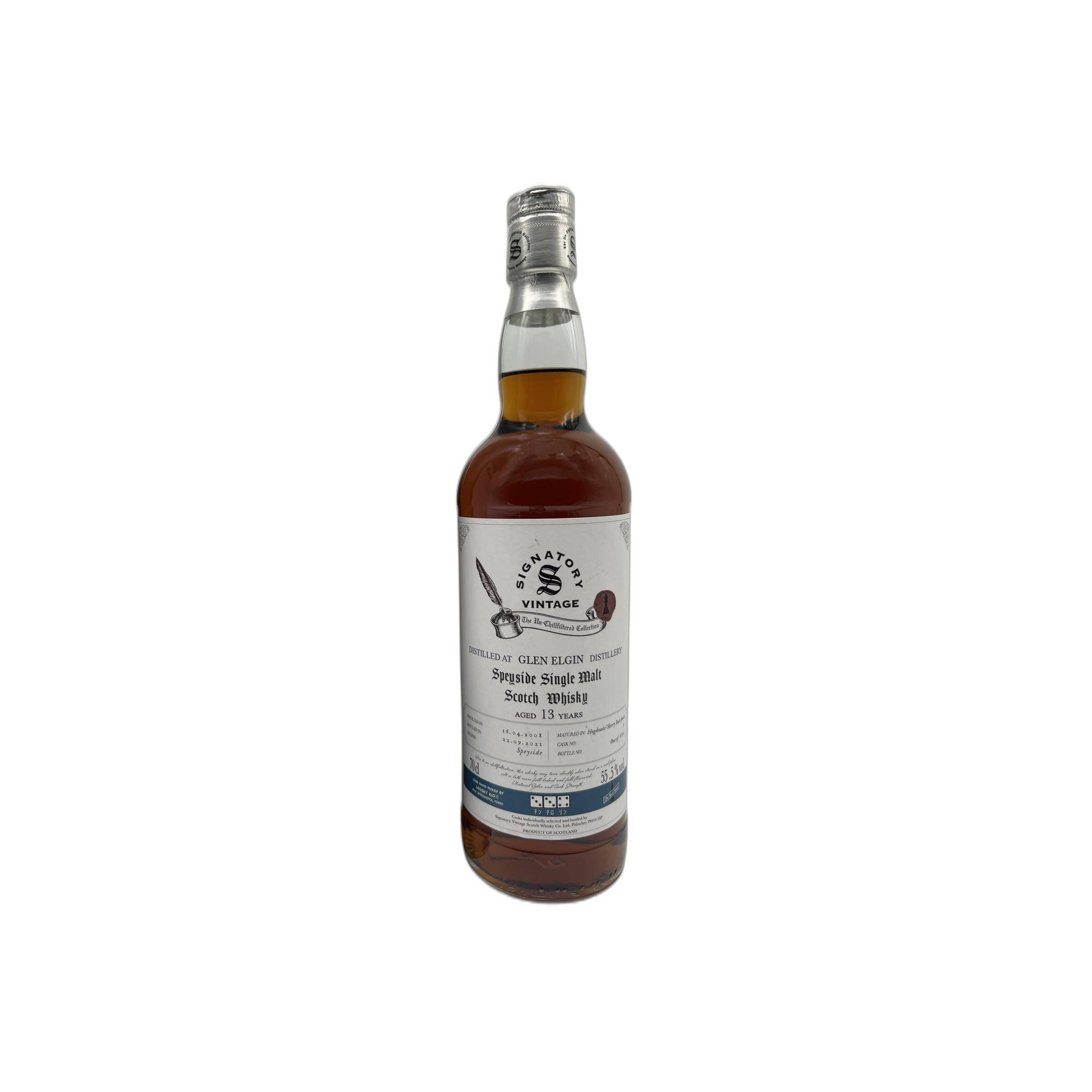 Glen Elgin 2008 13 Years Single Malt Whisky