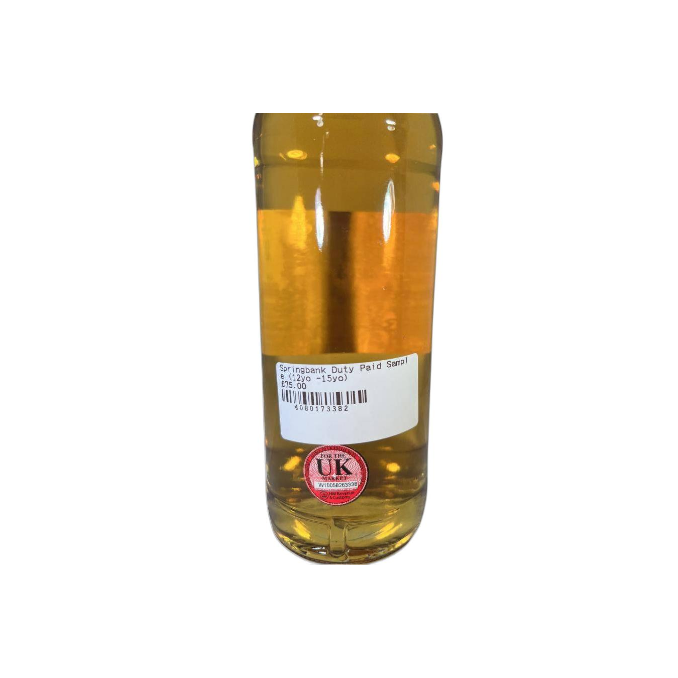 Springbank Duty Paid Sample - For Trade Purposes Only 2007 15 Years Single Malt Whisky 2