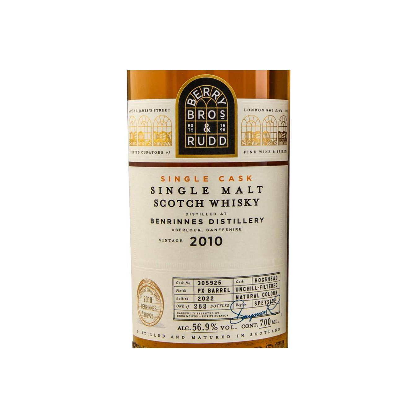 Berry Bros. & Rudd Single Cask 2010 12 Years Single Malt Whisky 3