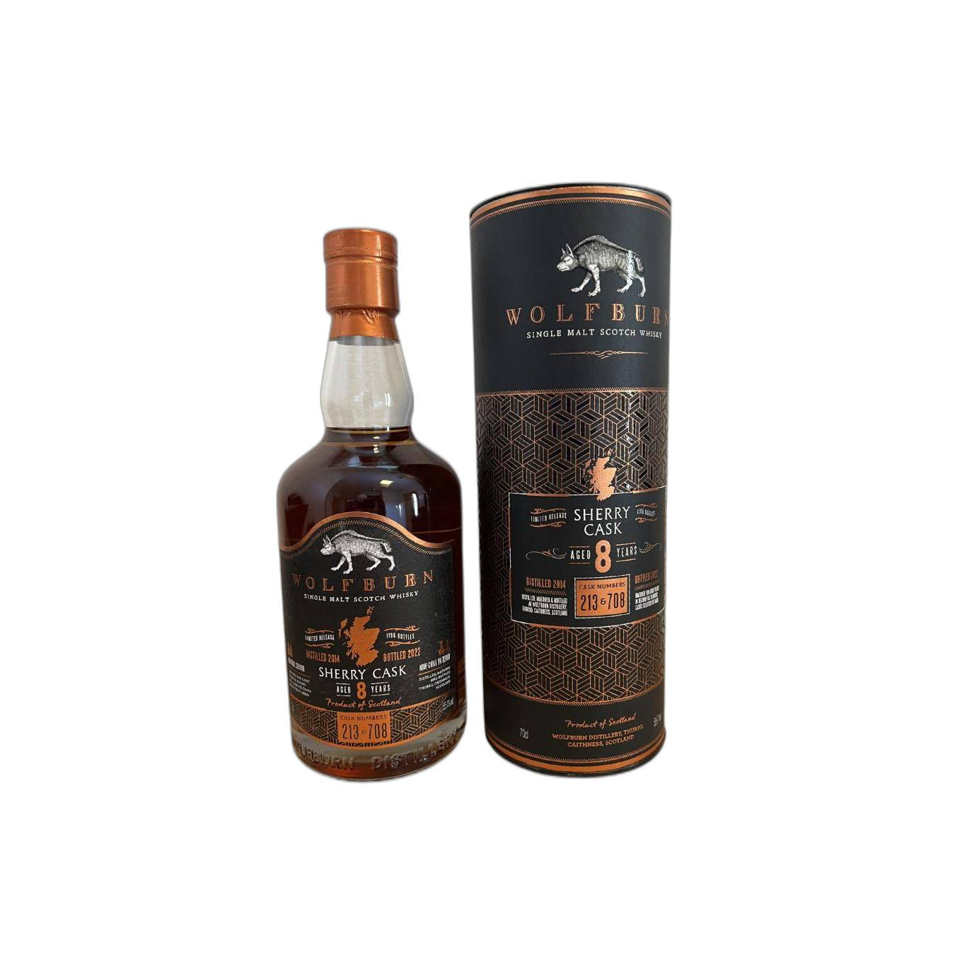 Wolfburn Sherry Cask 2014 8 Years Single Malt Whisky