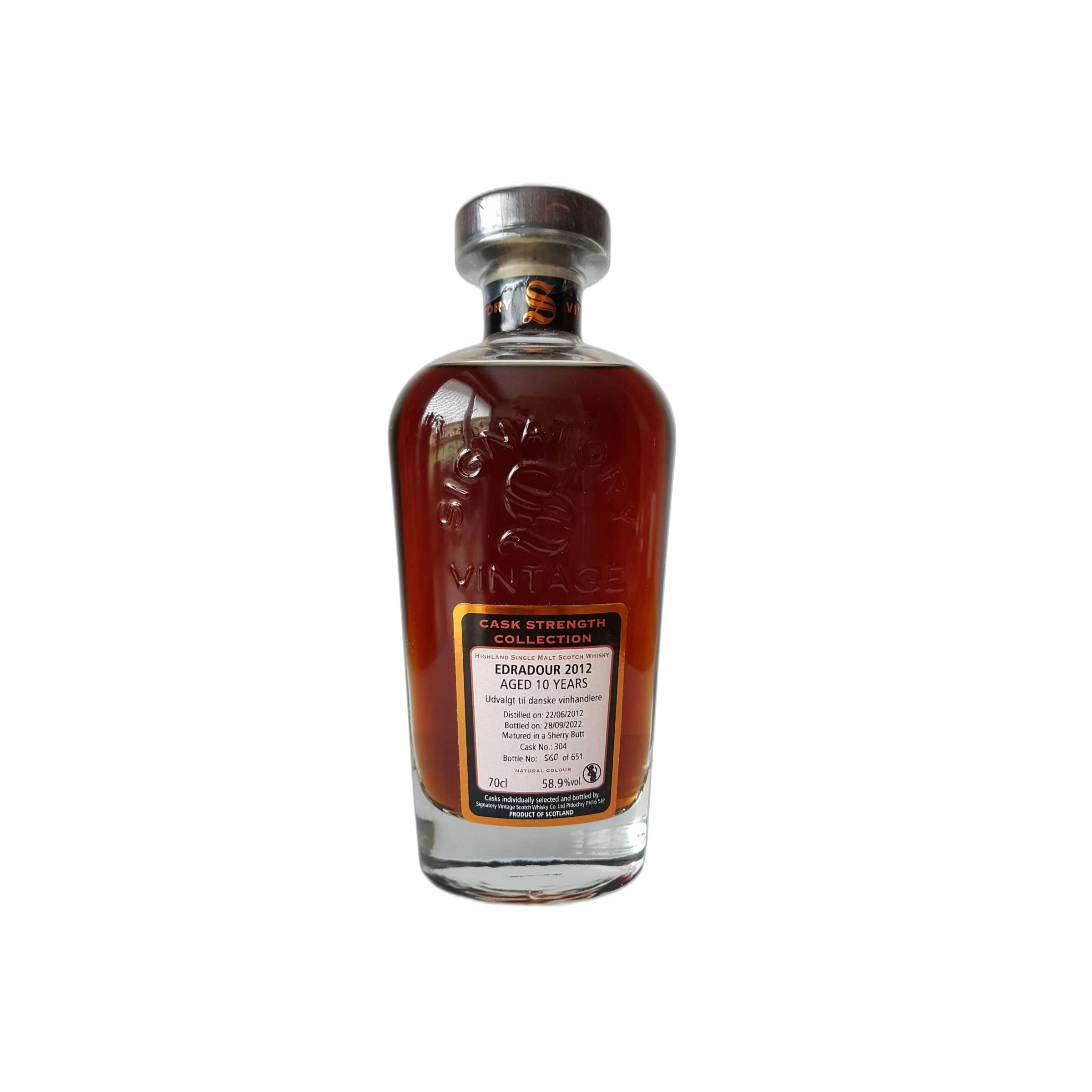 Edradour Cask Strength Collection 2012 10 Years Single Malt Whisky