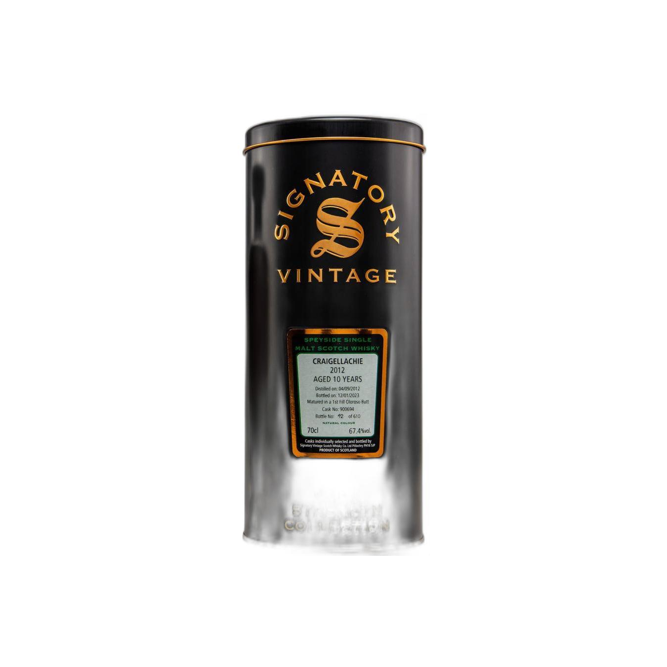 Craigellachie Cask Strength Collection 2012 10 Years Single Malt Whisky 3