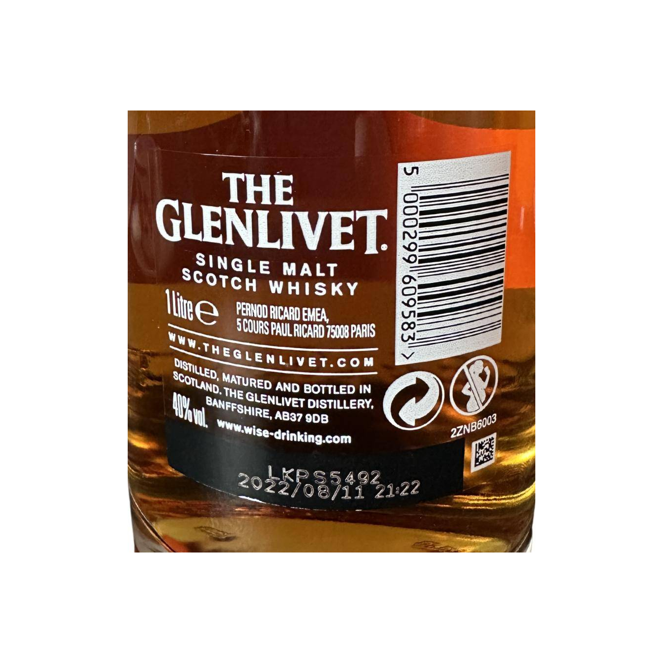 The Glenlivet Single Malt Whisky 3