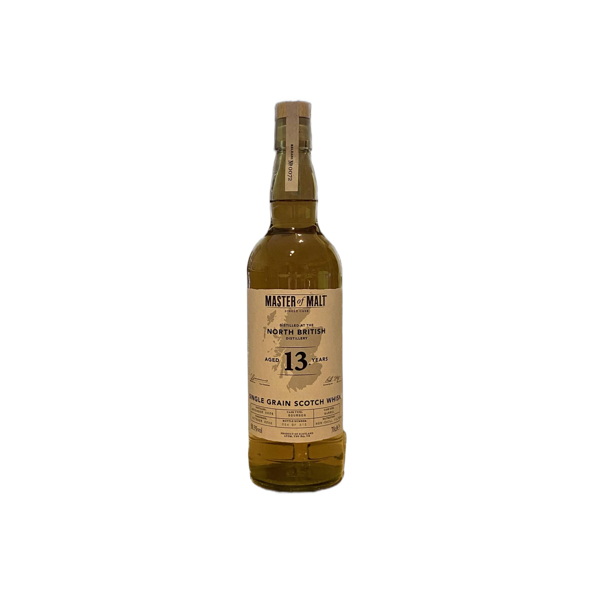 Master of Malt Single Cask 2008 13 Years Single Grain Whisky