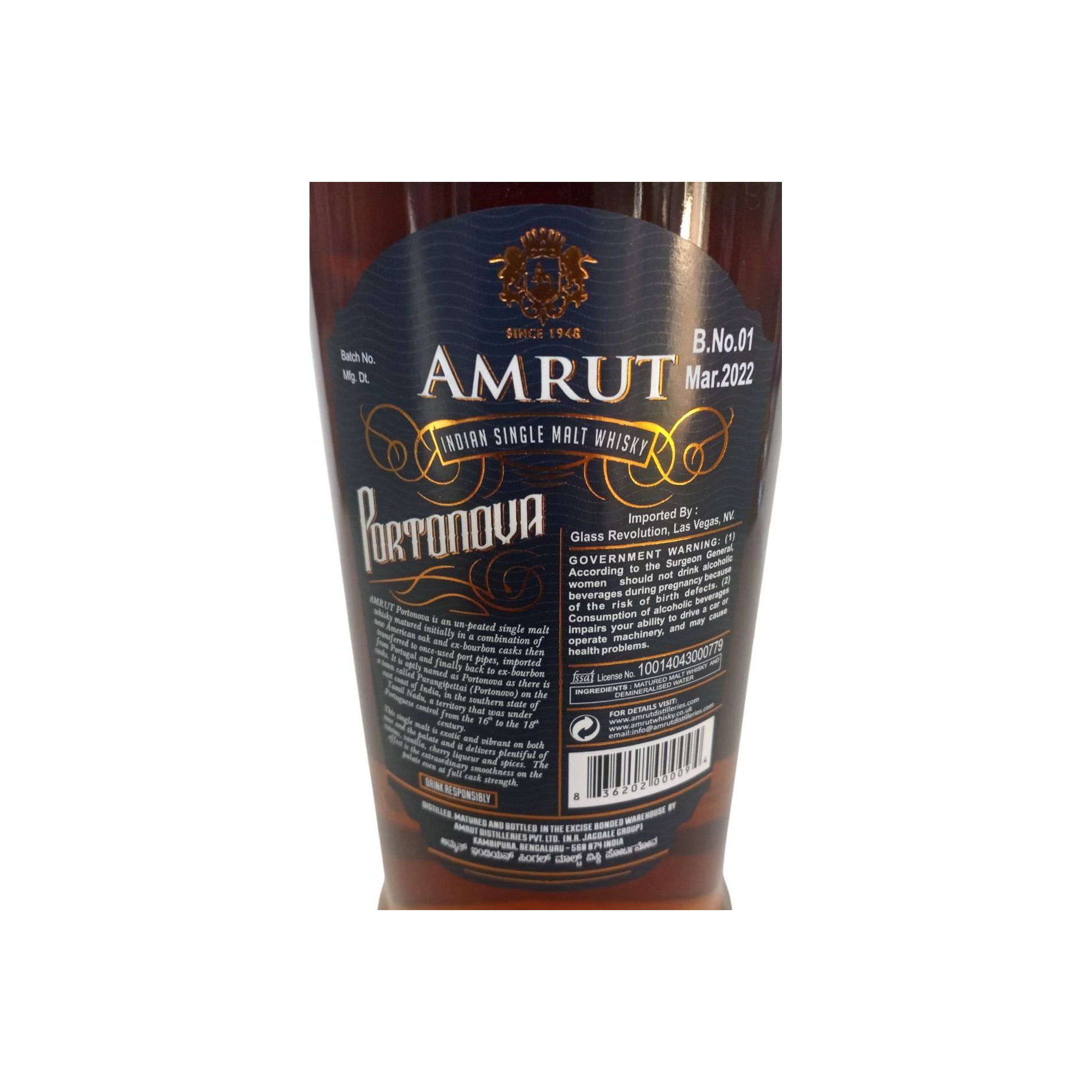Amrut Single Malt Whisky 2