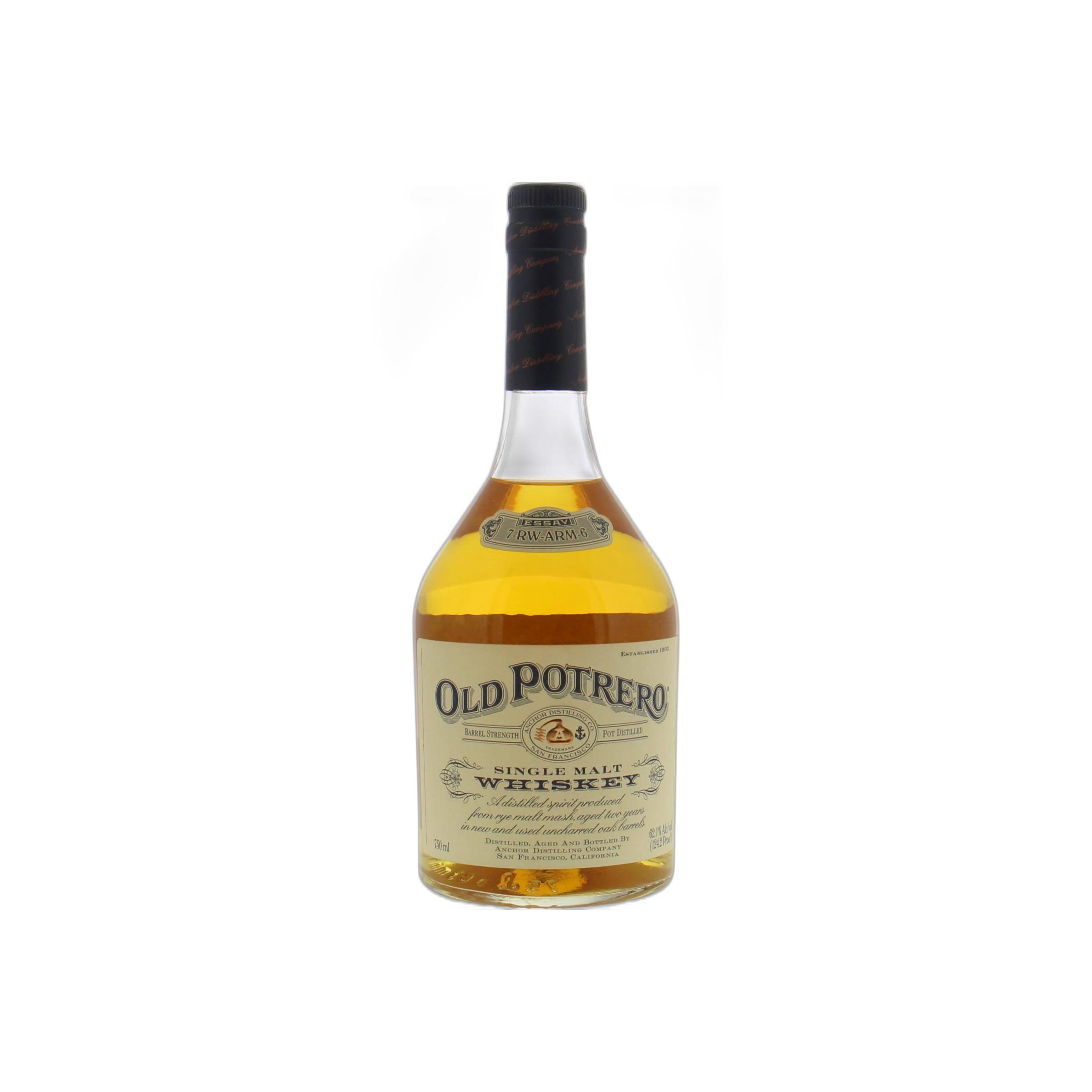 Old Potrero Single Malt Straight Rye Whiskey