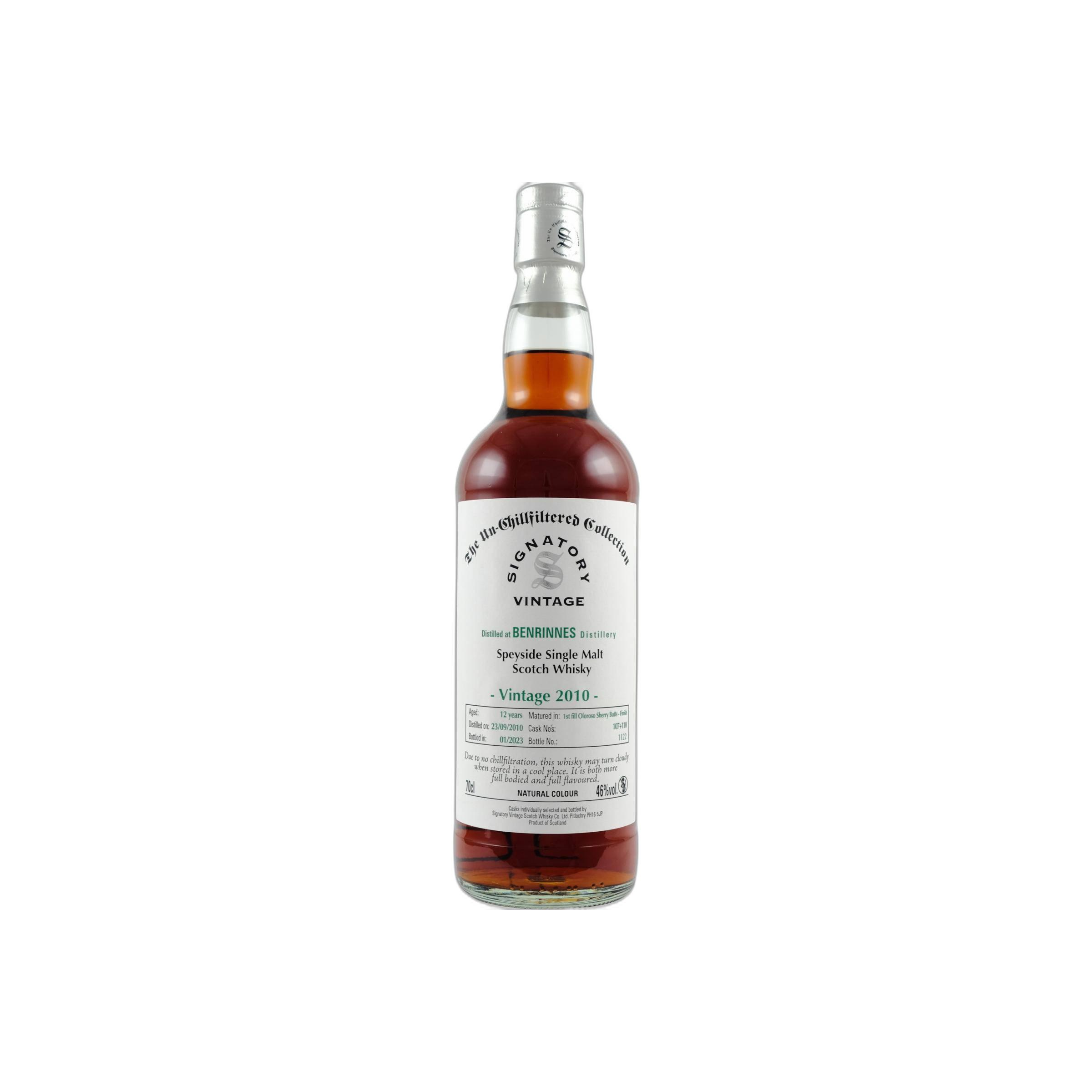 Signatory Vintage The Un-Chillfiltered Collection 2010 12 Years Single Malt Whisky