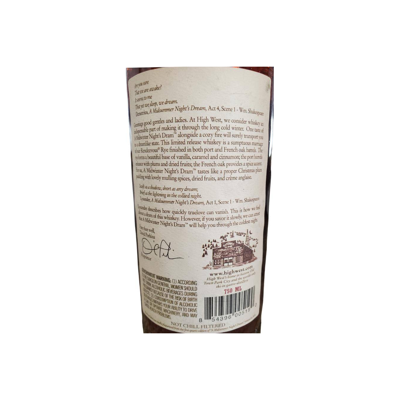 High West A Midwinter Nights Dram 2