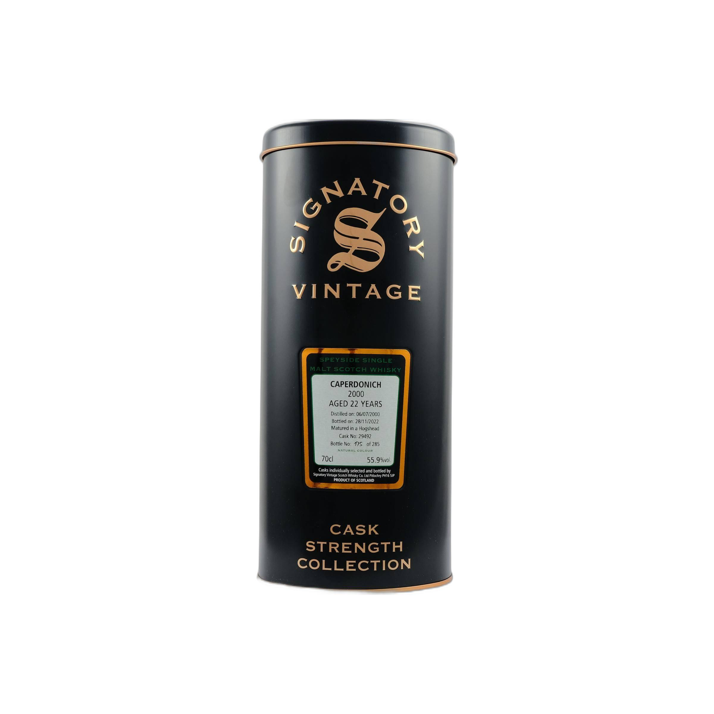 Caperdonich Cask Strength Collection 2000 22 Years Single Malt Whisky 3