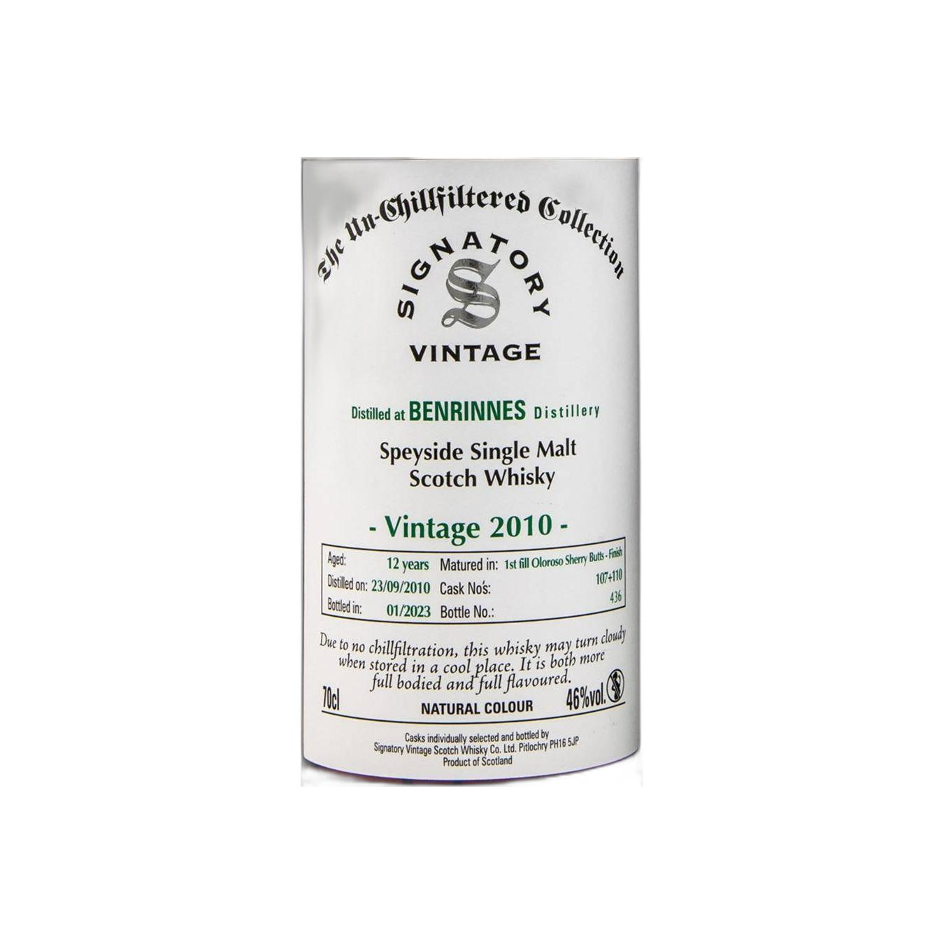 Signatory Vintage The Un-Chillfiltered Collection 2010 12 Years Single Malt Whisky 3