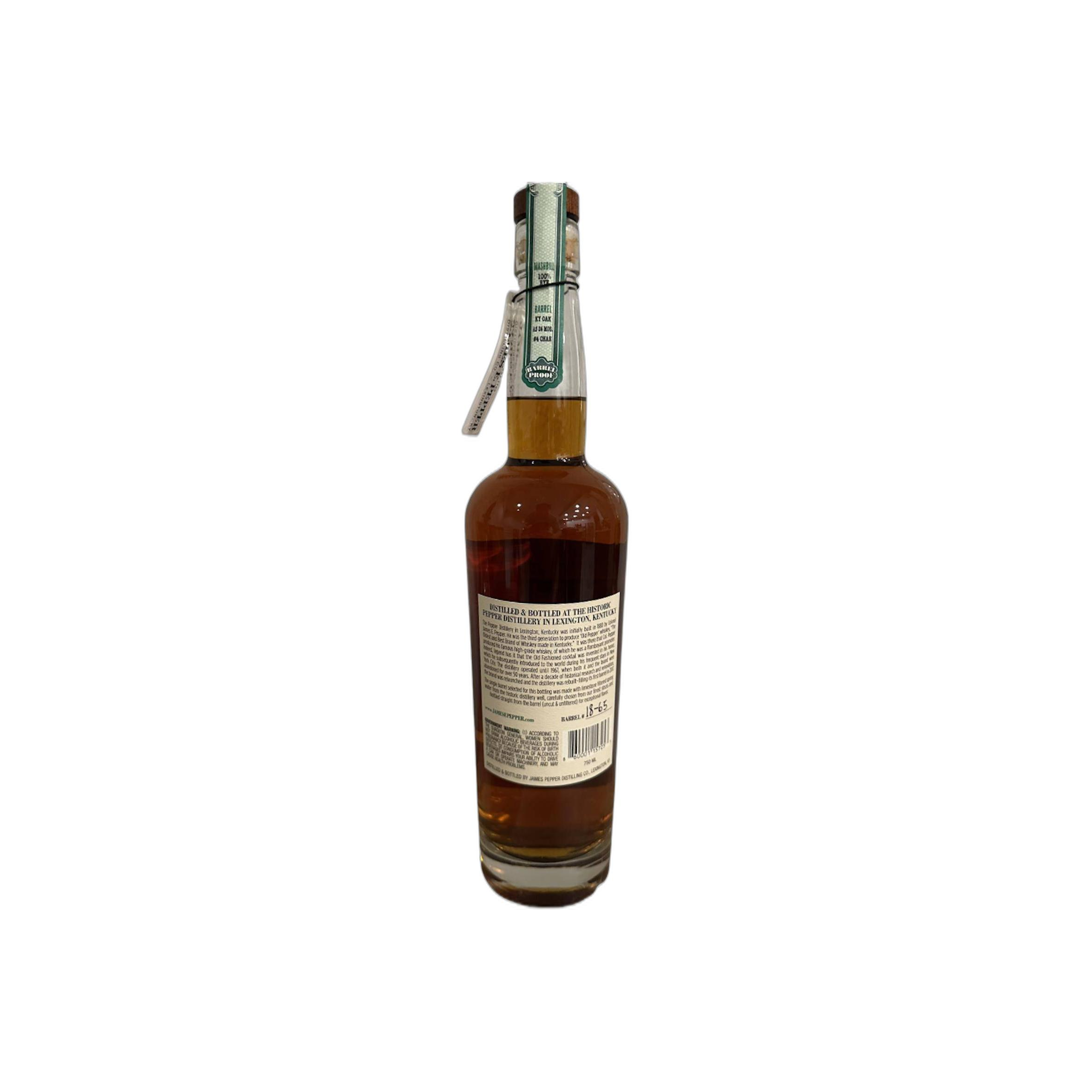Old Pepper Single Barrel Rye 2