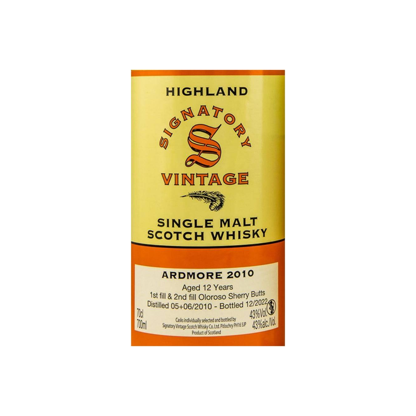 Ardmore Vintage Collection 2010 12 Years Single Malt Whisky 2