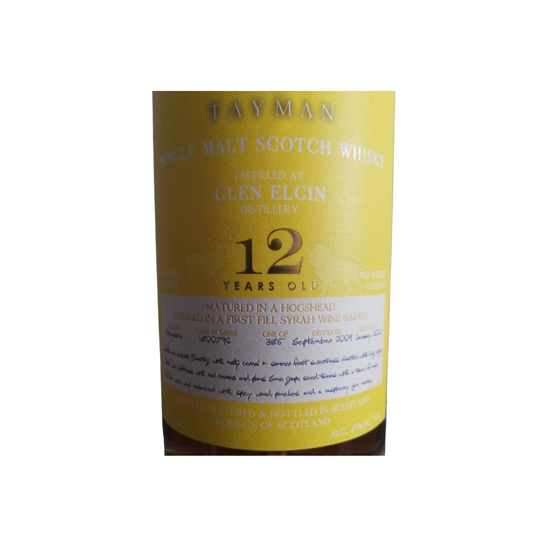 Glen Elgin 2009 12 Years Single Malt Whisky 2