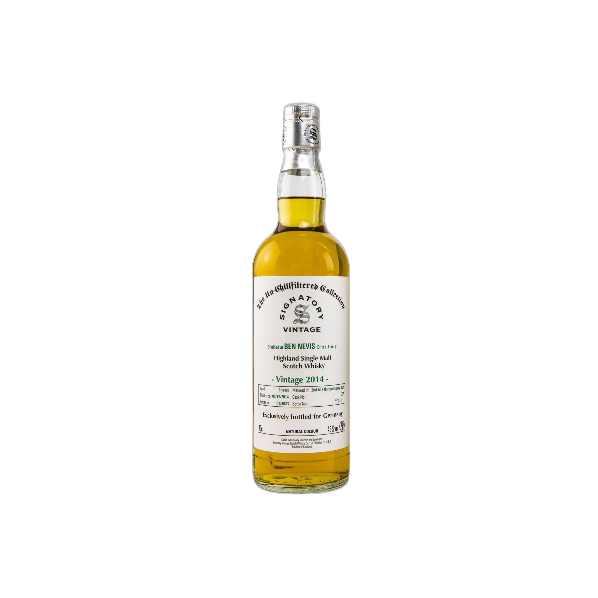Ben Nevis The Un-Chillfiltered Collection 2014 8 Years Single Malt Whisky
