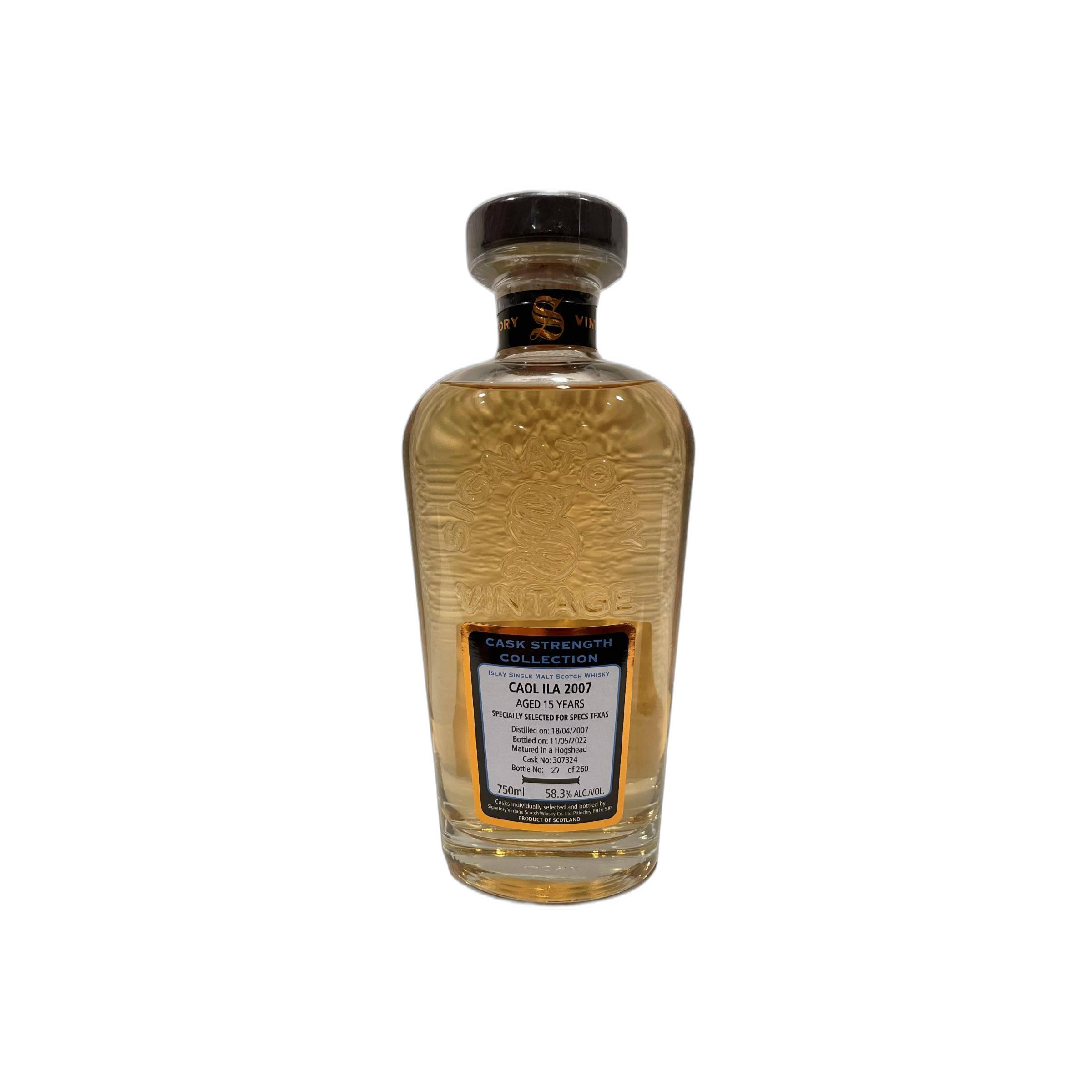 Caol Ila Cask Strength Collection 2007 15 Years Single Malt Whisky