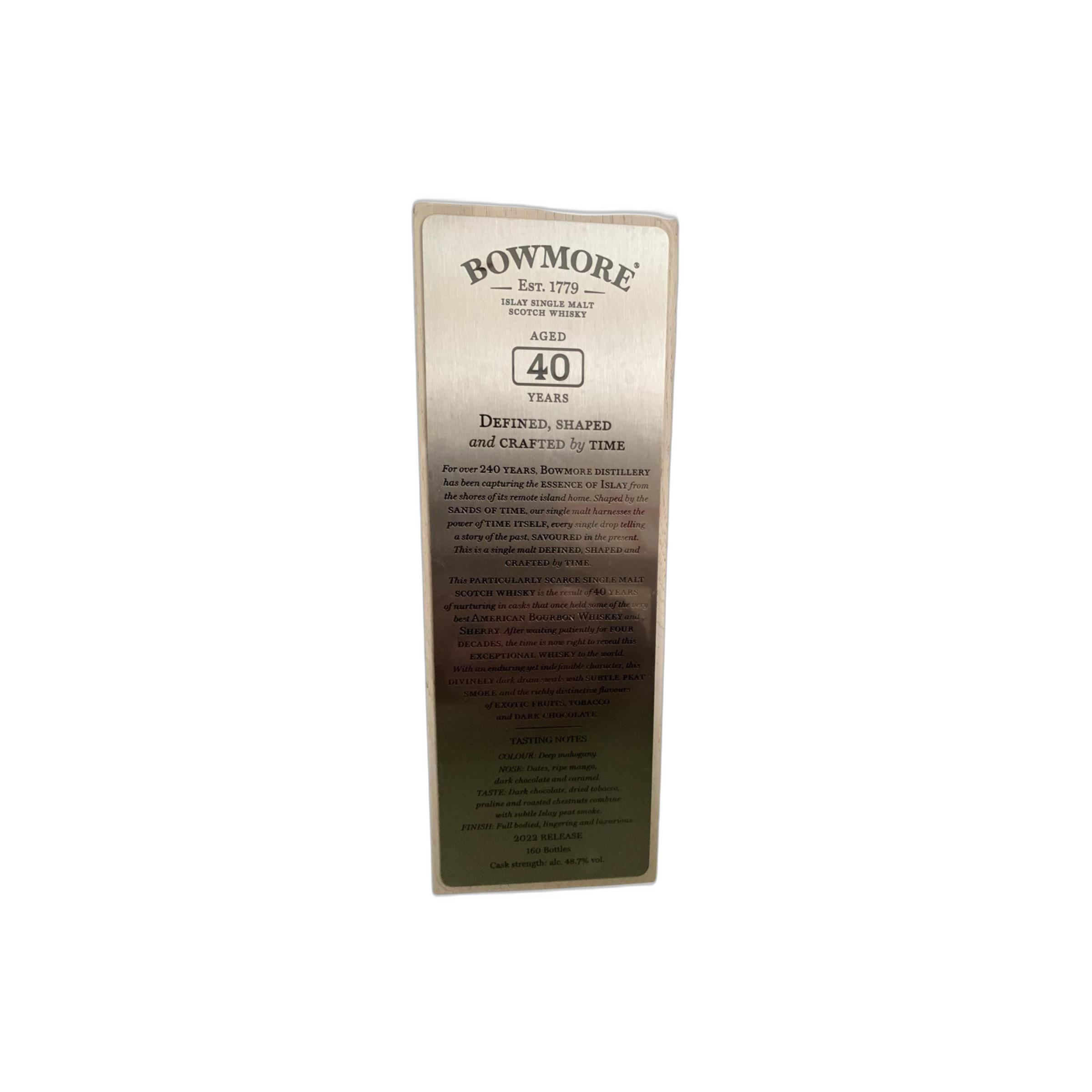 Bowmore 40 Years Single Malt Whisky 2