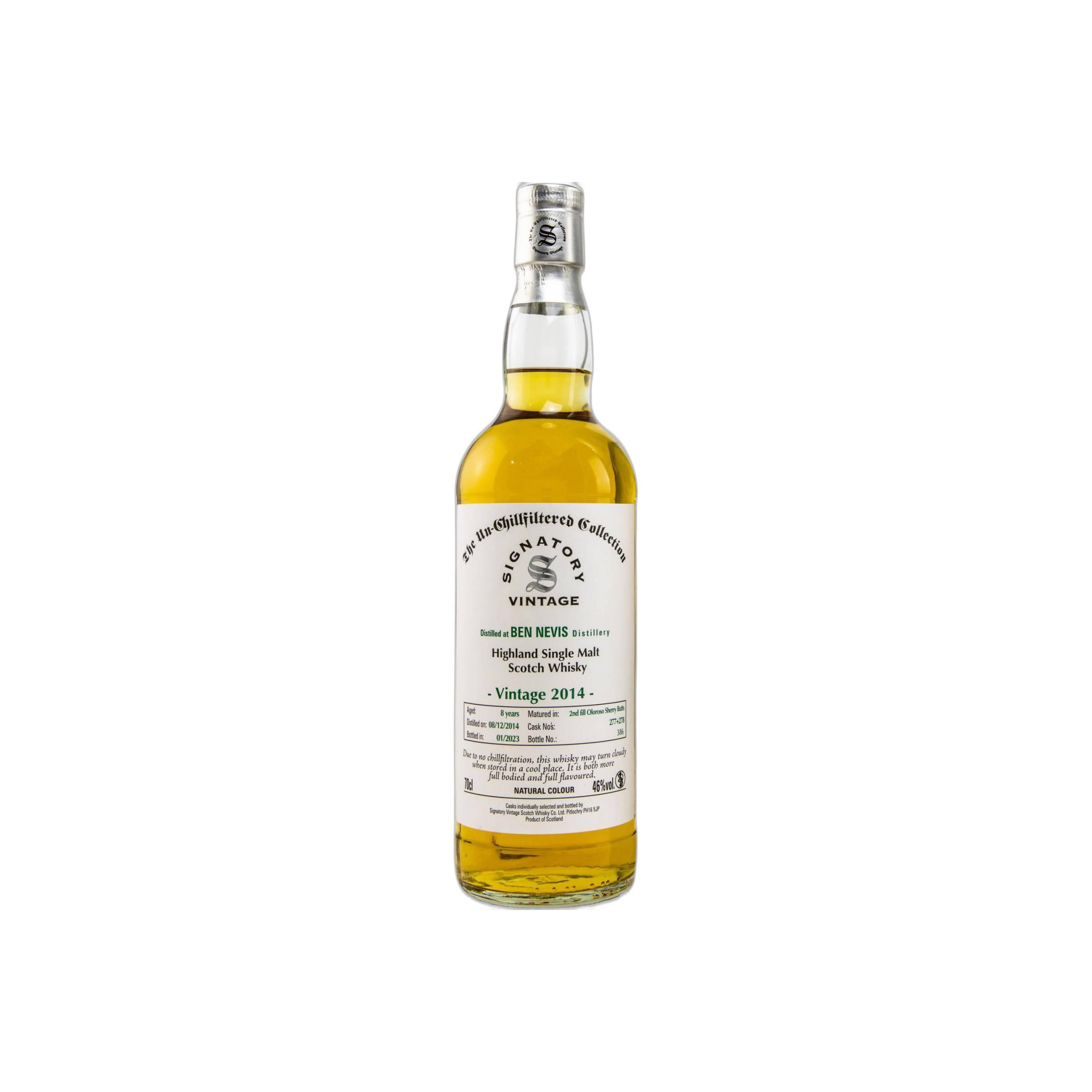 Ben Nevis The Un-Chillfiltered Collection 2014 8 Years Single Malt Whisky