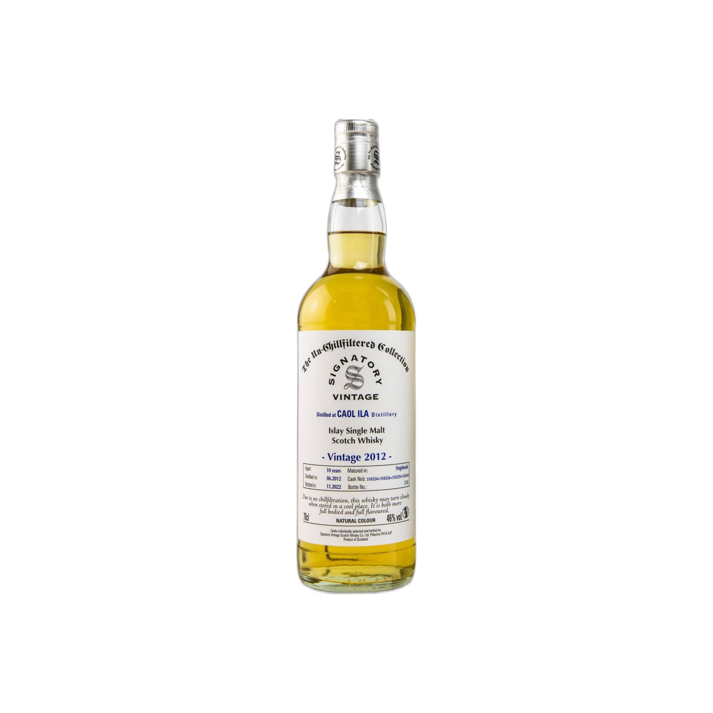 Caol Ila The Un-Chillfiltered Collection 2012 10 Years Single Malt Whisky