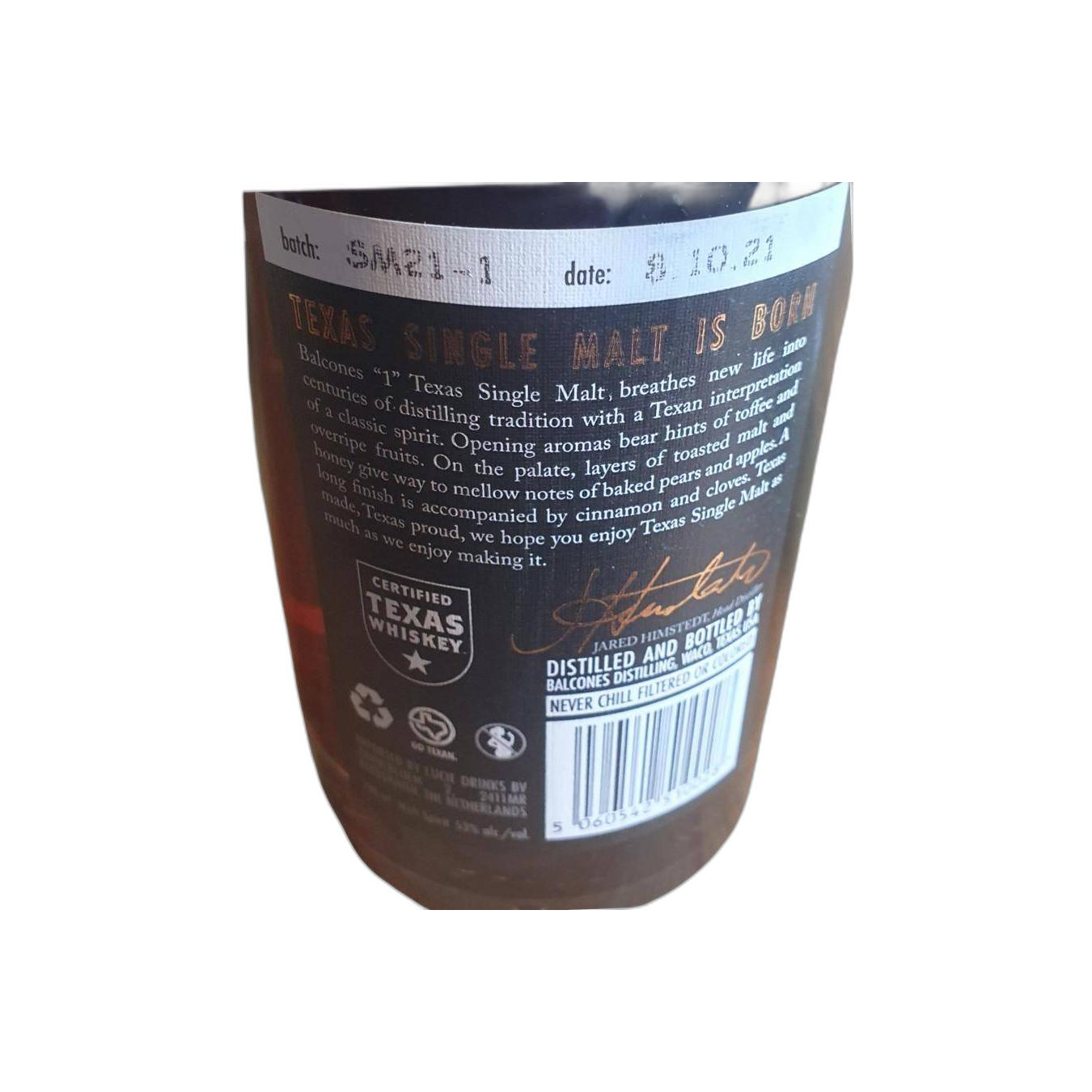 Balcones Texas Single Malt