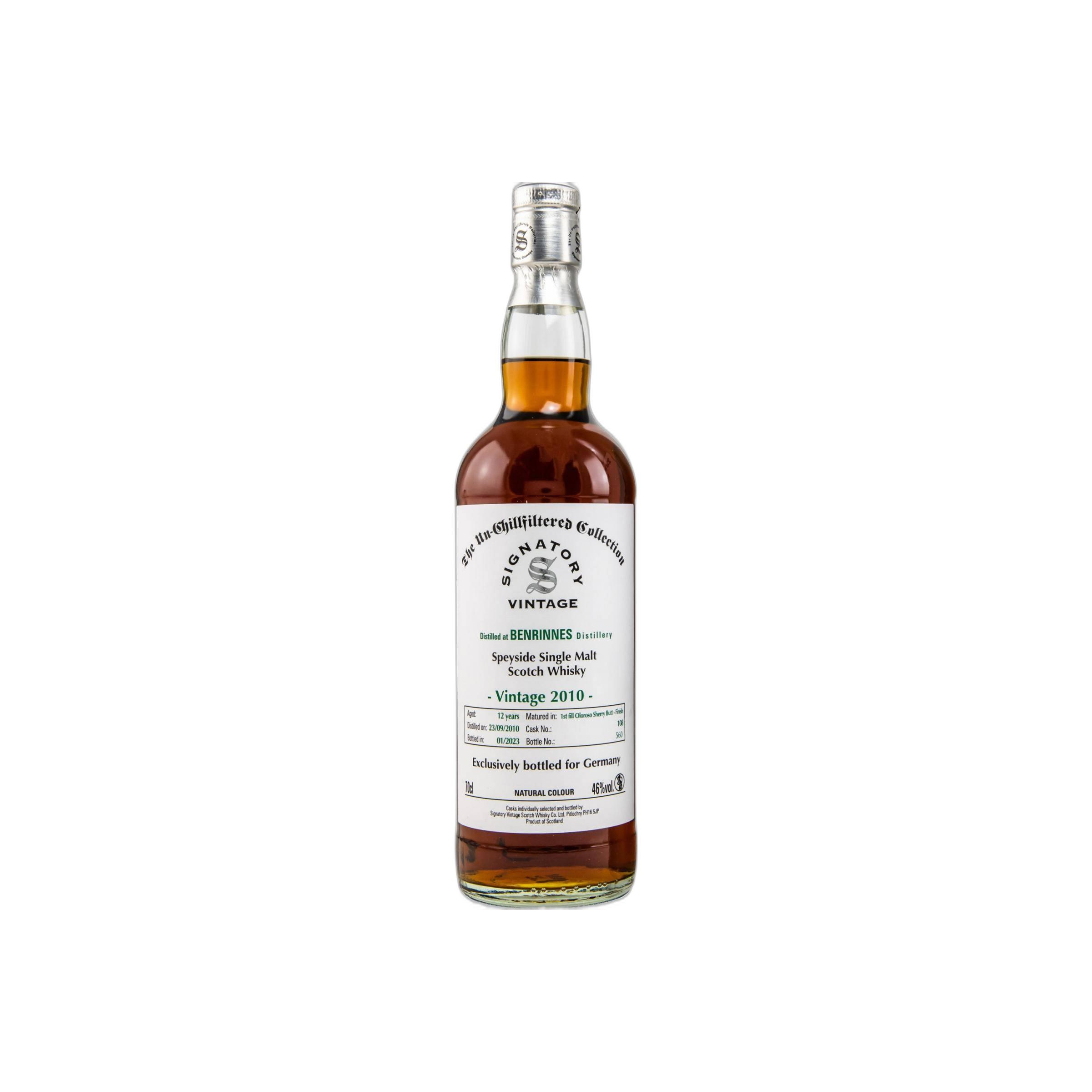 Signatory Vintage The Un-Chillfiltered Collection 2010 12 Years Single Malt Whisky