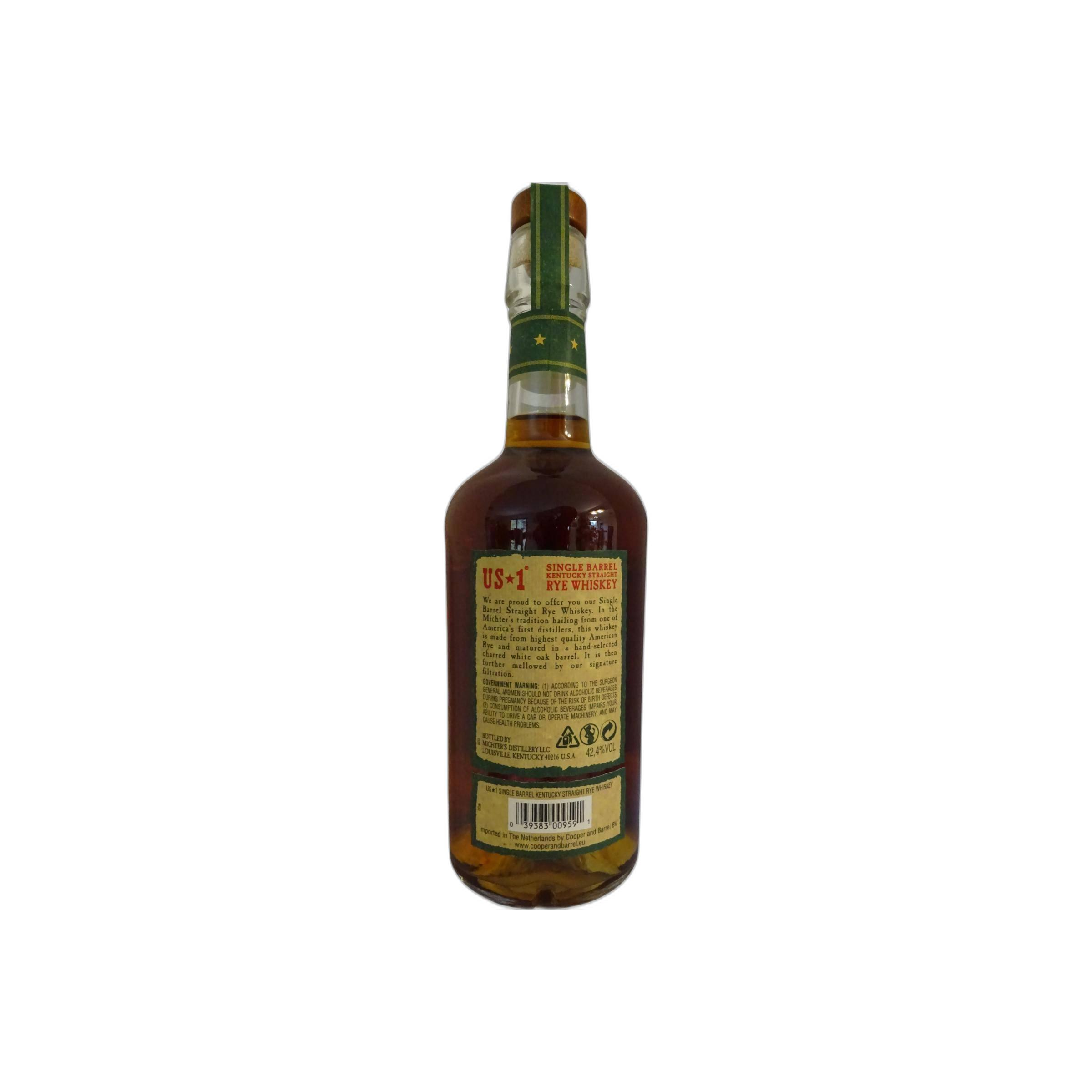 Michter's US*1 Single Barrel Straight Rye 2