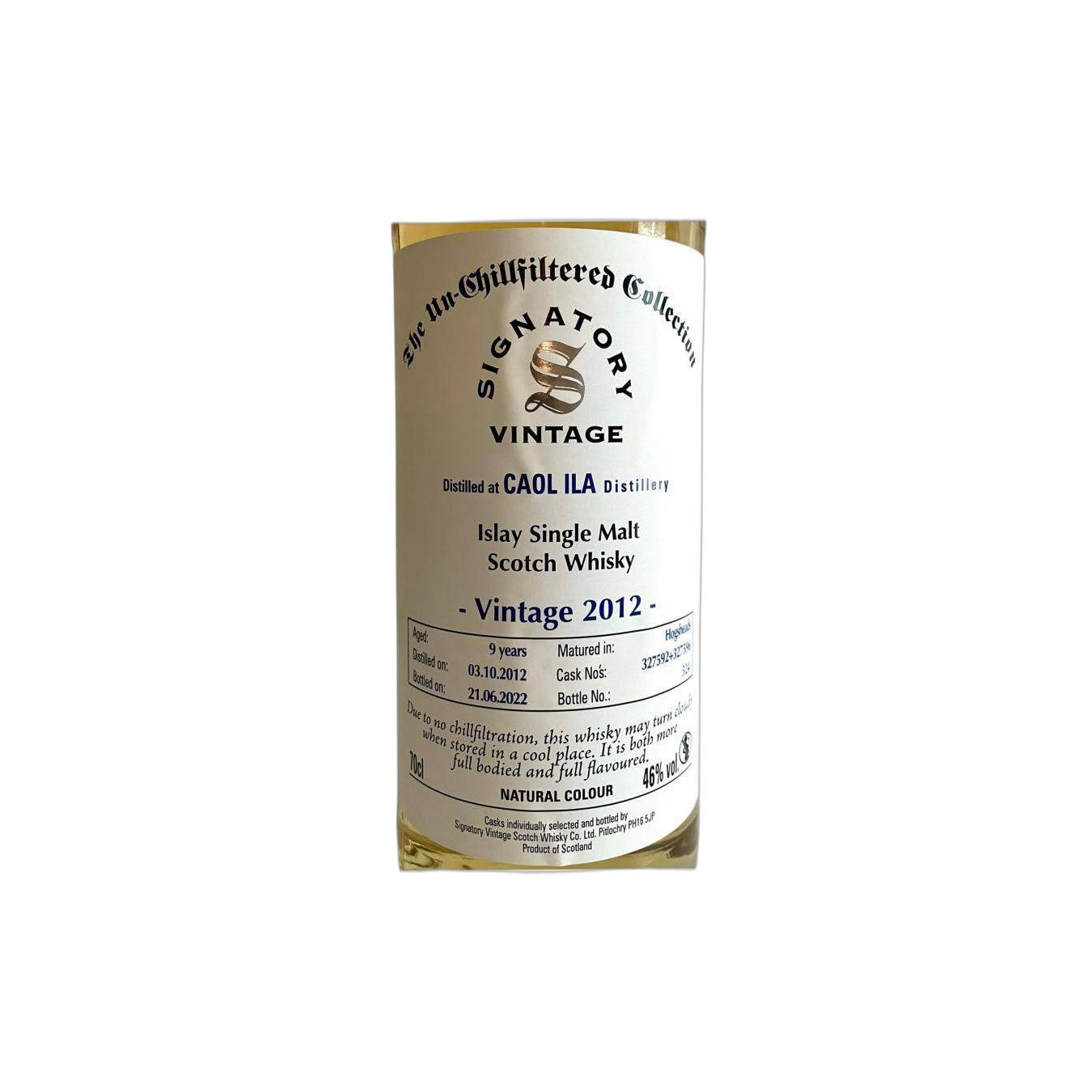 Caol Ila The Un-Chillfiltered Collection 2012 9 Years Single Malt Whisky 2