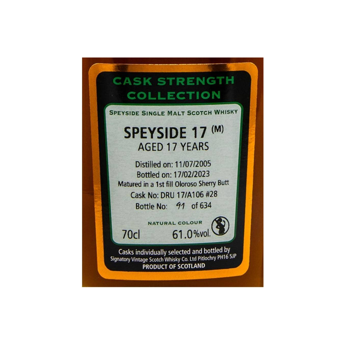 Signatory Vintage Cask Strength Collection 2005 17 Years Single Malt Whisky 2