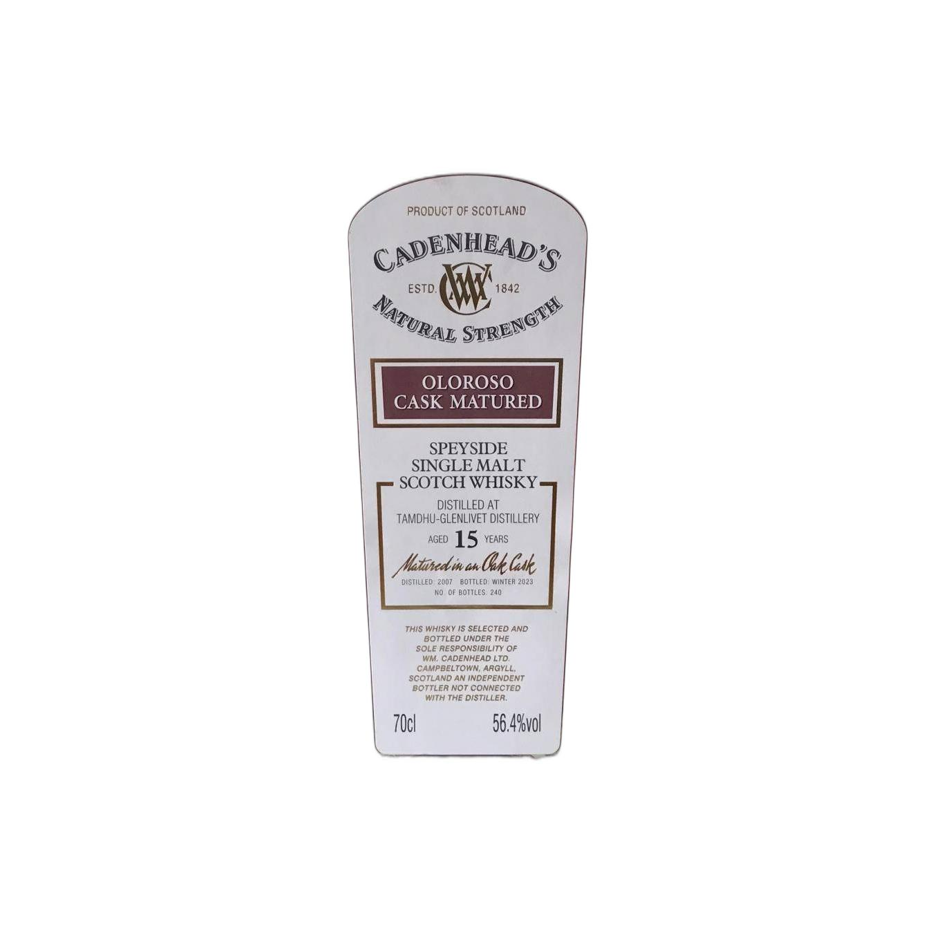 Tamdhu Authentic Collection 2007 15 Years Single Malt Whisky 3