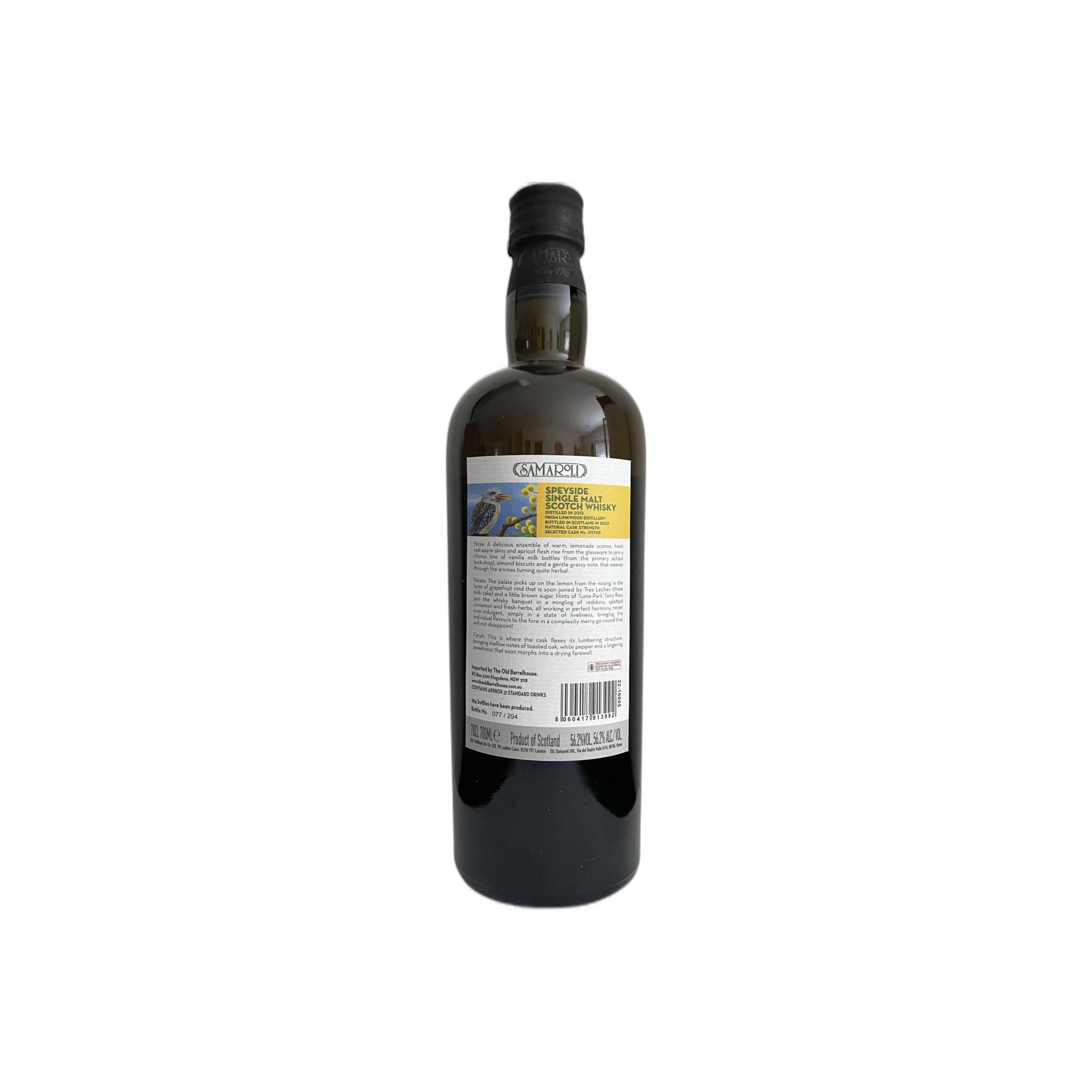 Samaroli 2012 10 Years Single Malt Whisky 2