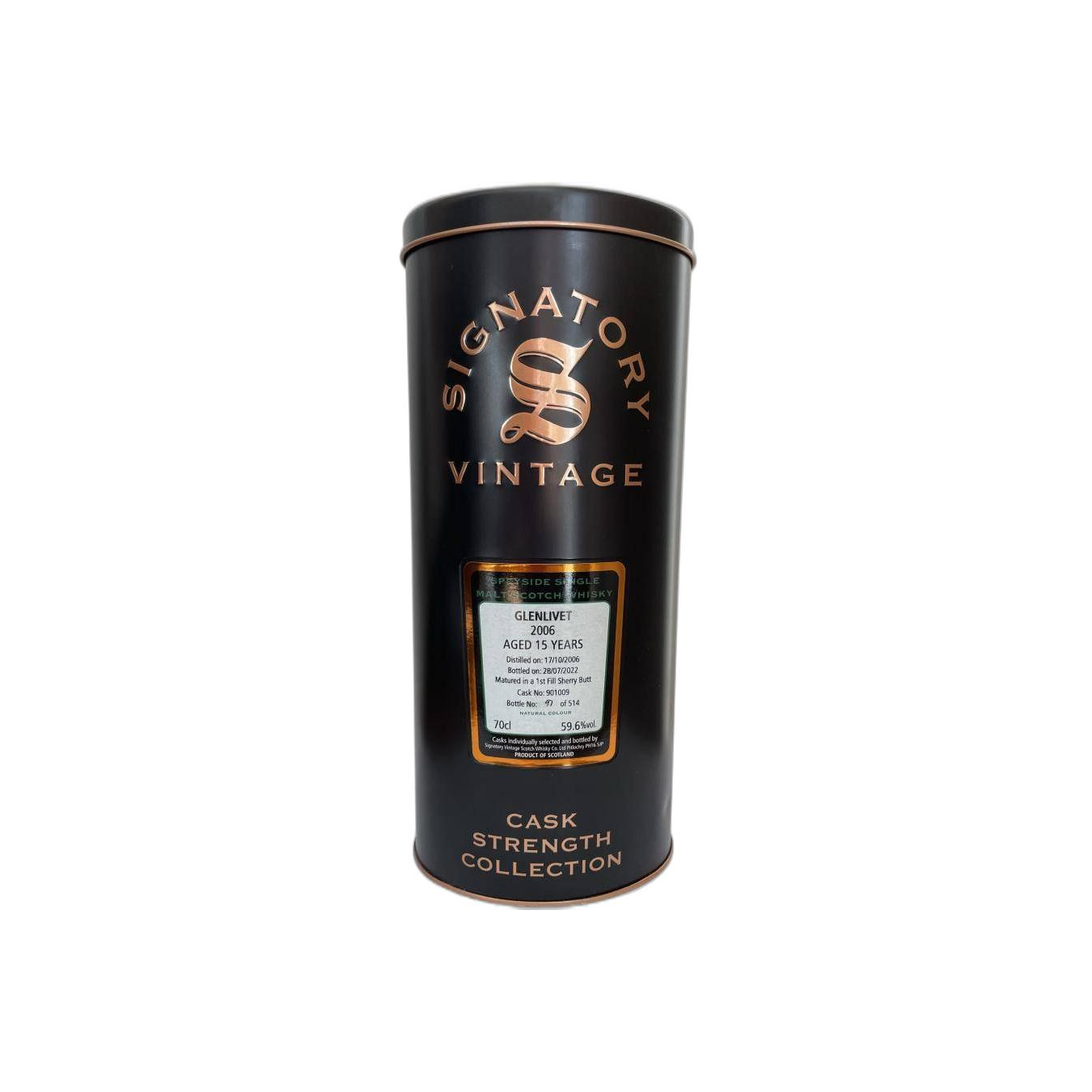 The Glenlivet Cask Strength Collection 2006 15 Years Single Malt Whisky 2