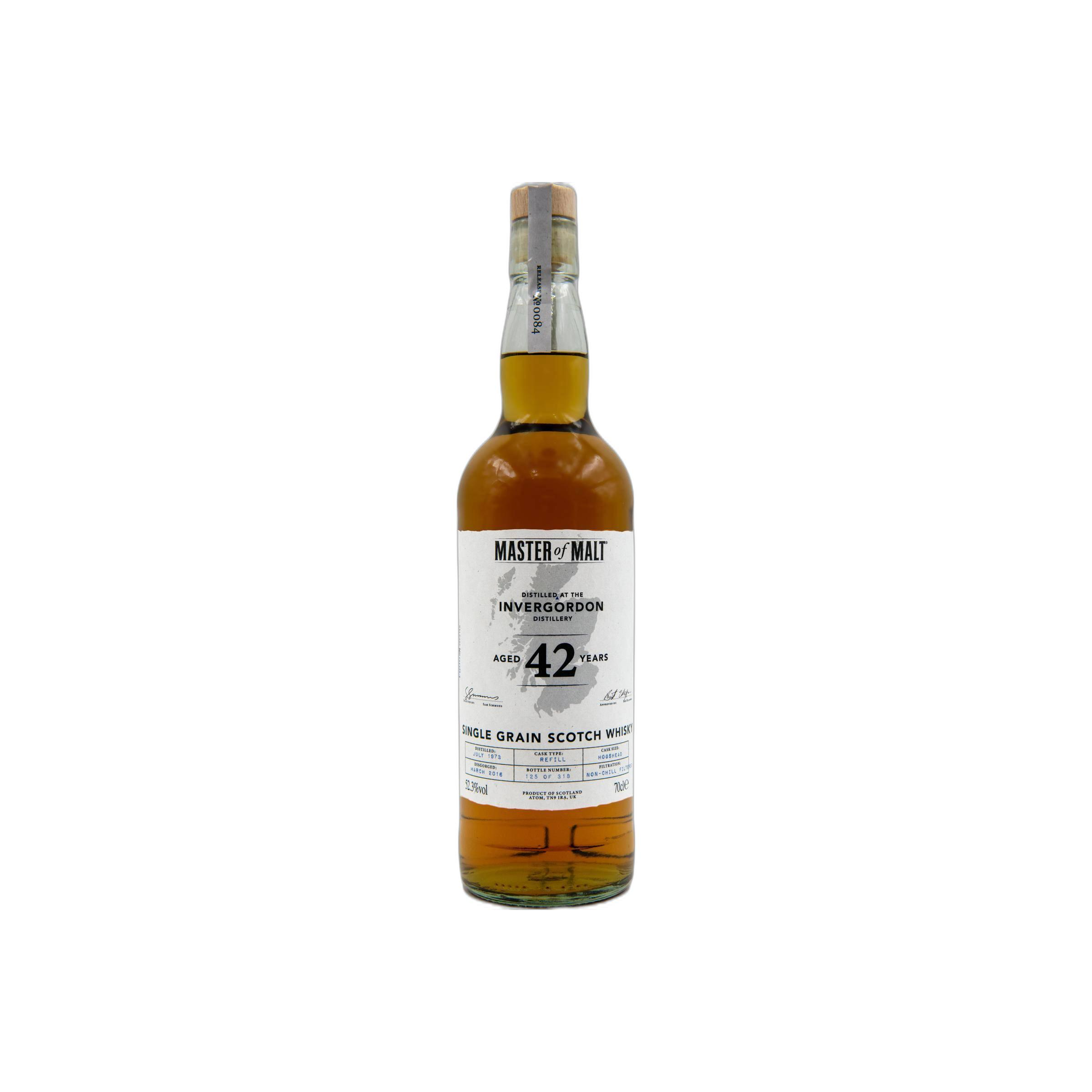 Master of Malt 1973 42 Years Single Grain Whisky