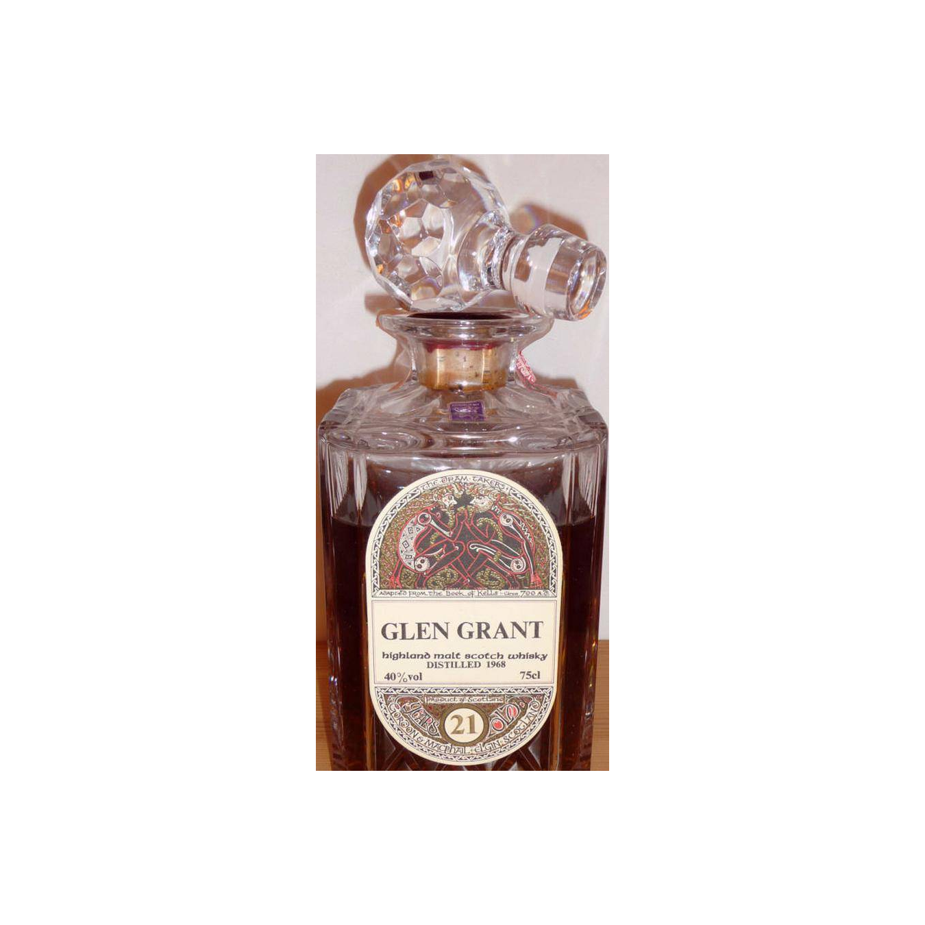 Glen Grant 1968 21 Years Single Malt Whisky