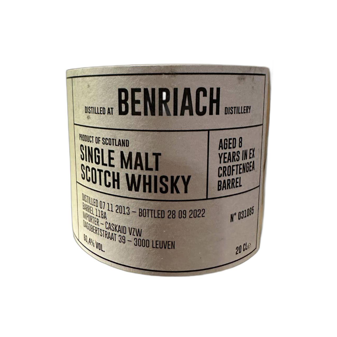BenRiach 2013 8 Years Single Malt Whisky 3
