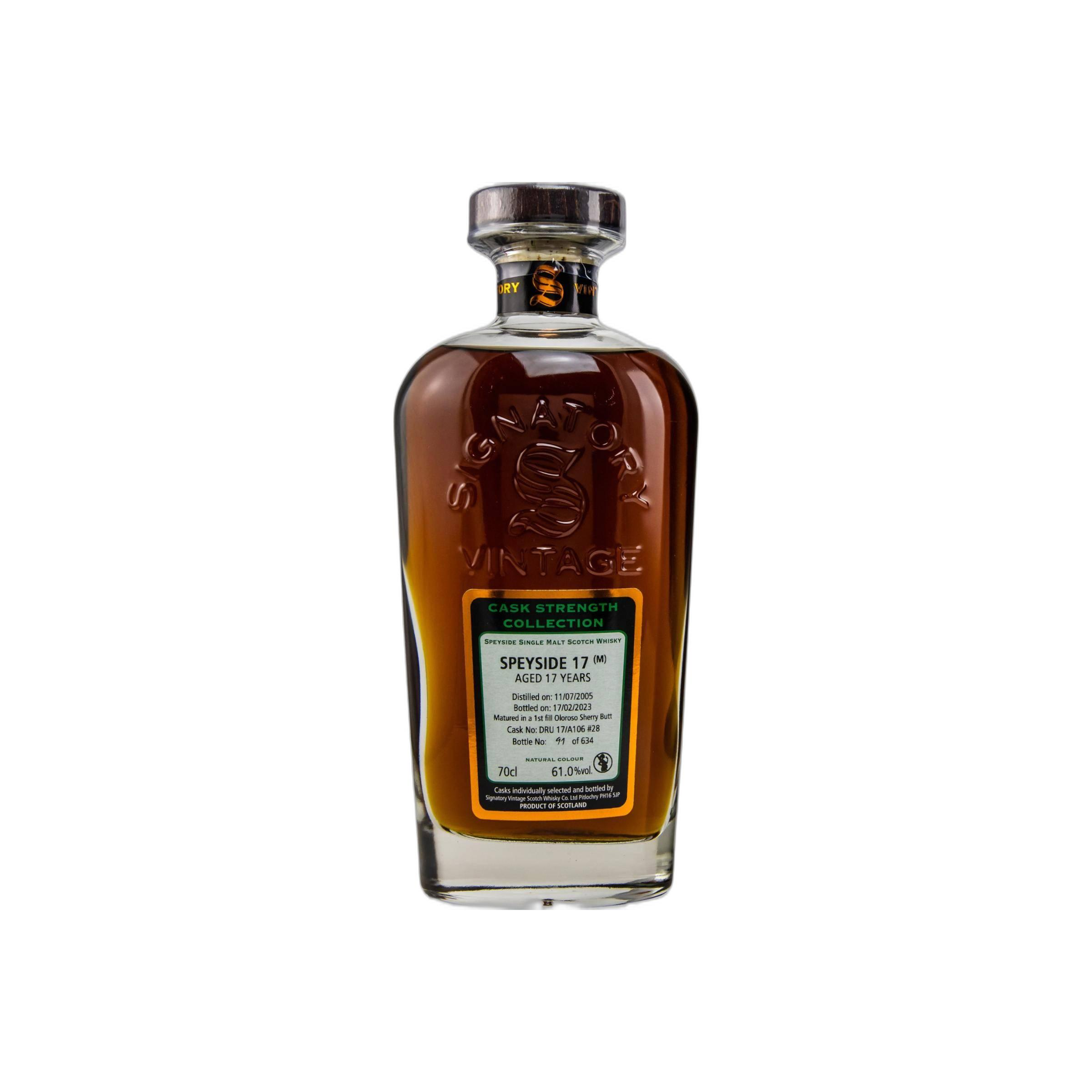 Signatory Vintage Cask Strength Collection 2005 17 Years Single Malt Whisky