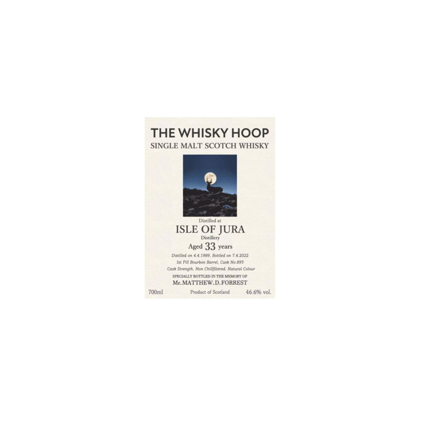 Jura 1989 33 Years Single Malt Whisky
