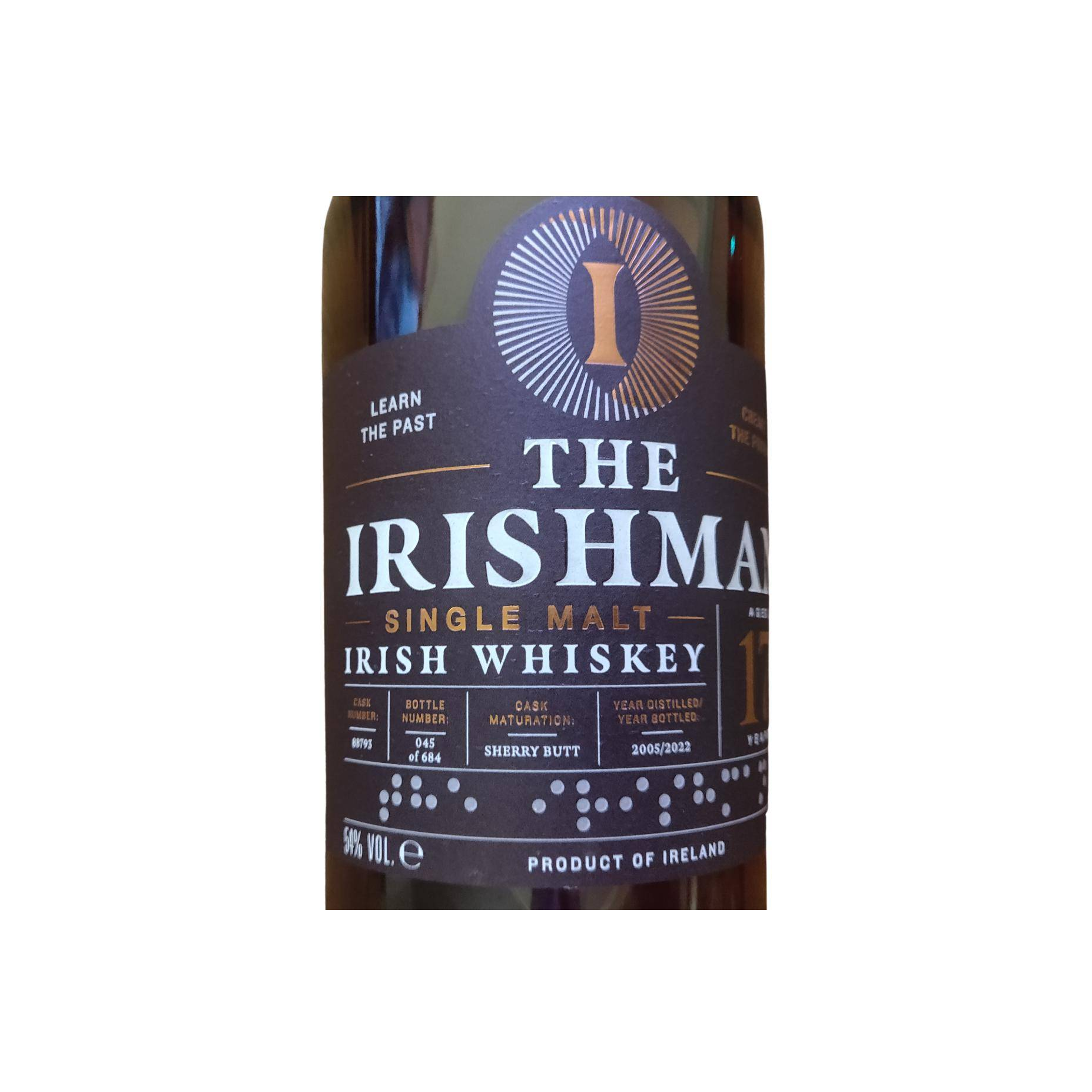 The Irishman 2005 17 Years Single Malt Whisky 2
