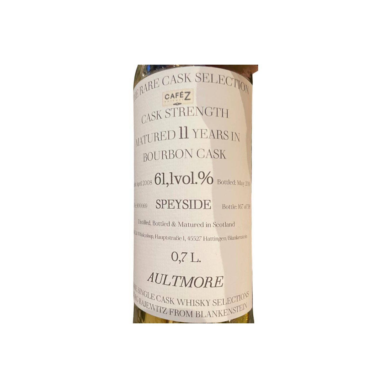 Aultmore 2008 11 Years Single Malt Whisky