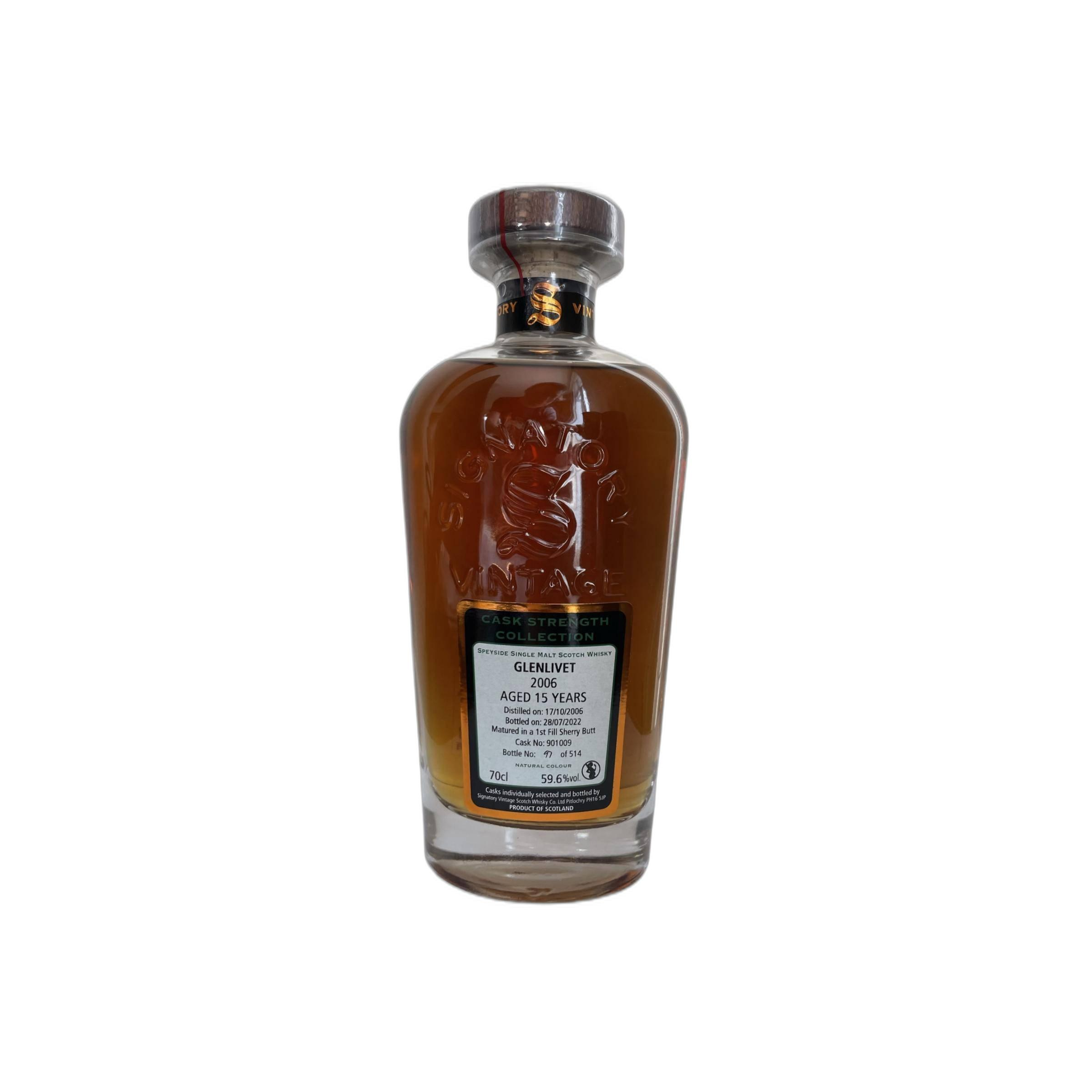 The Glenlivet Cask Strength Collection 2006 15 Years Single Malt Whisky
