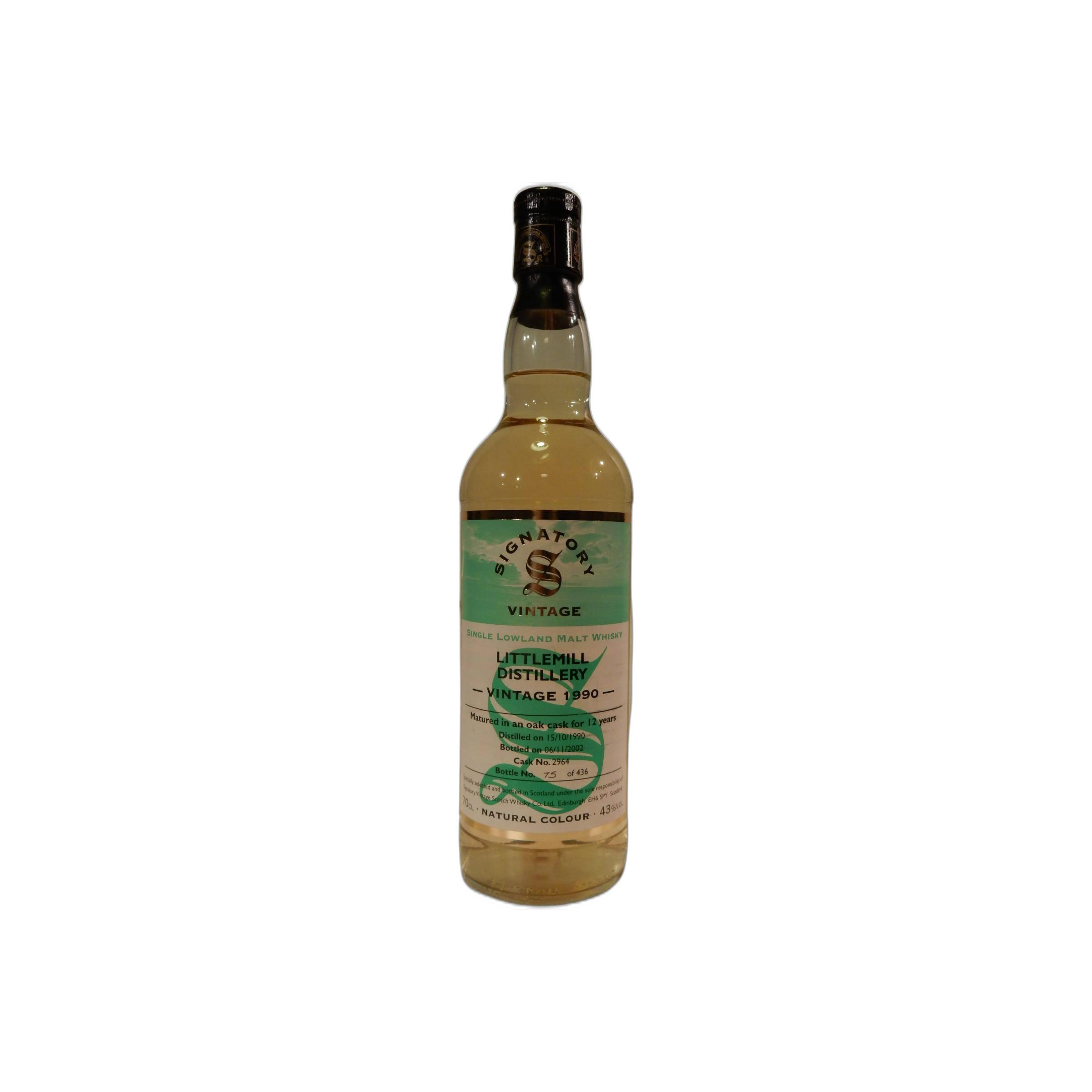 Littlemill Vintage Collection 1990 12 Years Single Malt Whisky