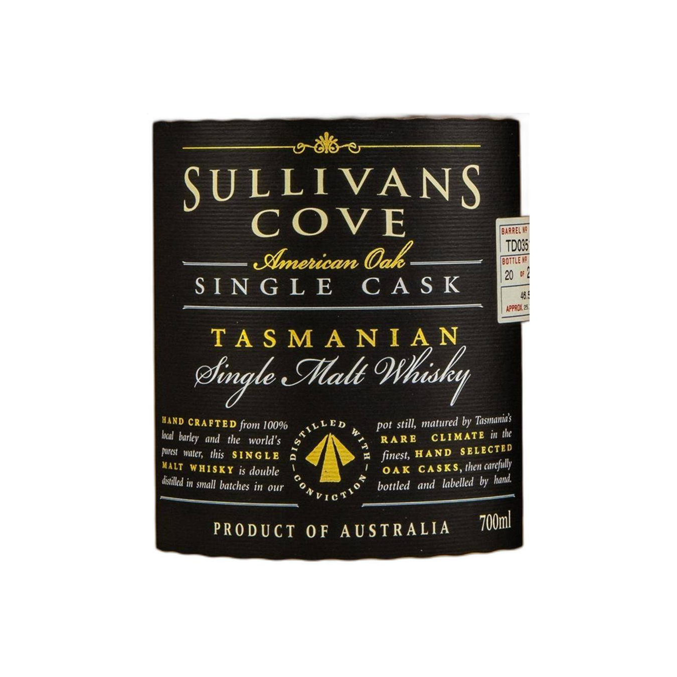 Sullivans Cove Single Cask 2008 12 Years Single Malt Whisky 3