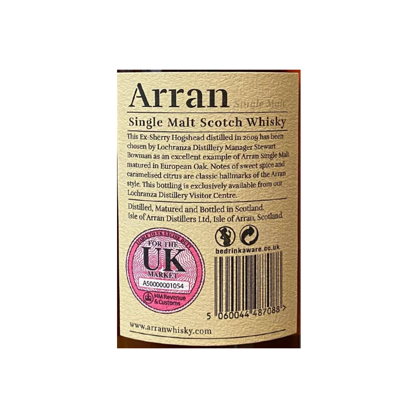Arran Private Cask 2009 12 Years Single Malt Whisky 3