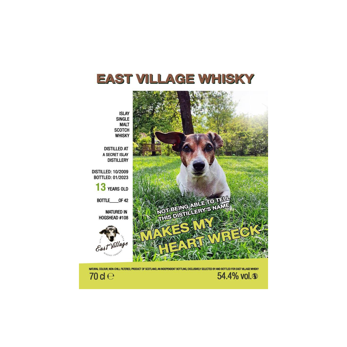 East Village Whisky Company 2009 13 Years Single Malt Whisky 2