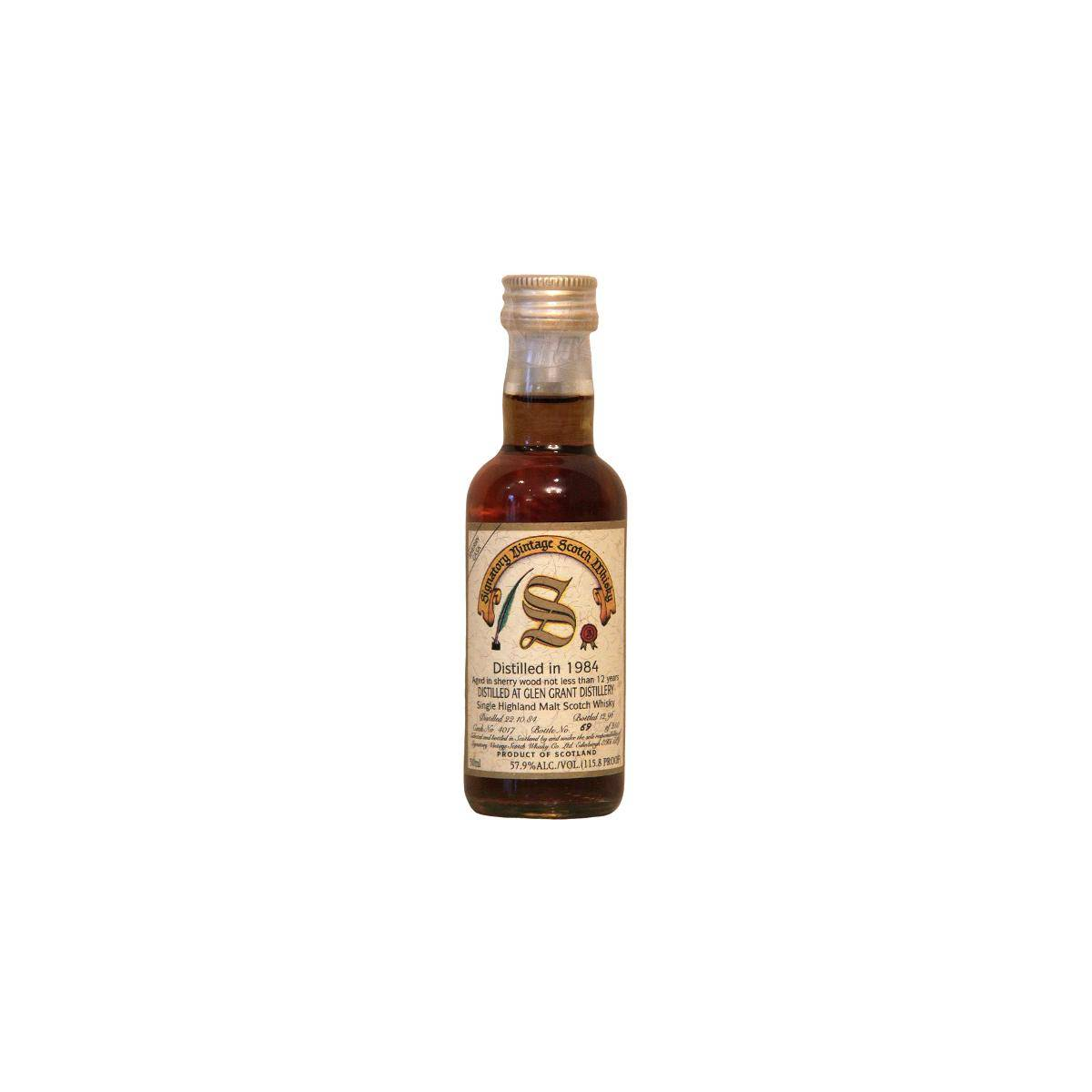 Glen Grant Vintage Collection - Dumpy 1984 12 Years Single Malt Whisky